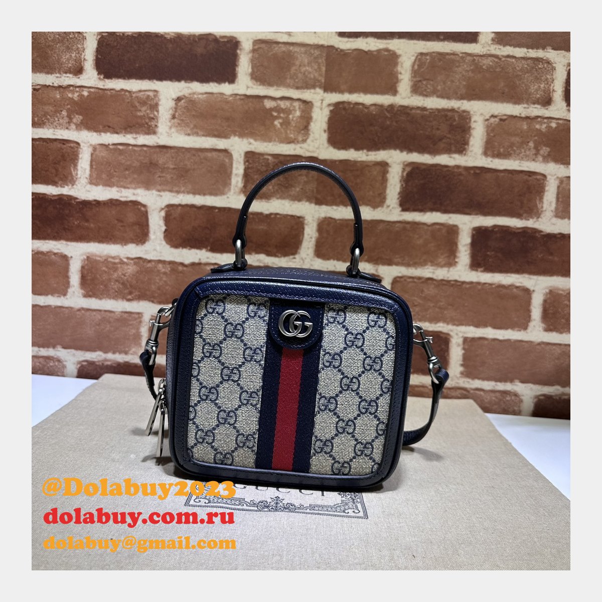 ophidia gg G*u*i wholesale 772157 top handle fake bag