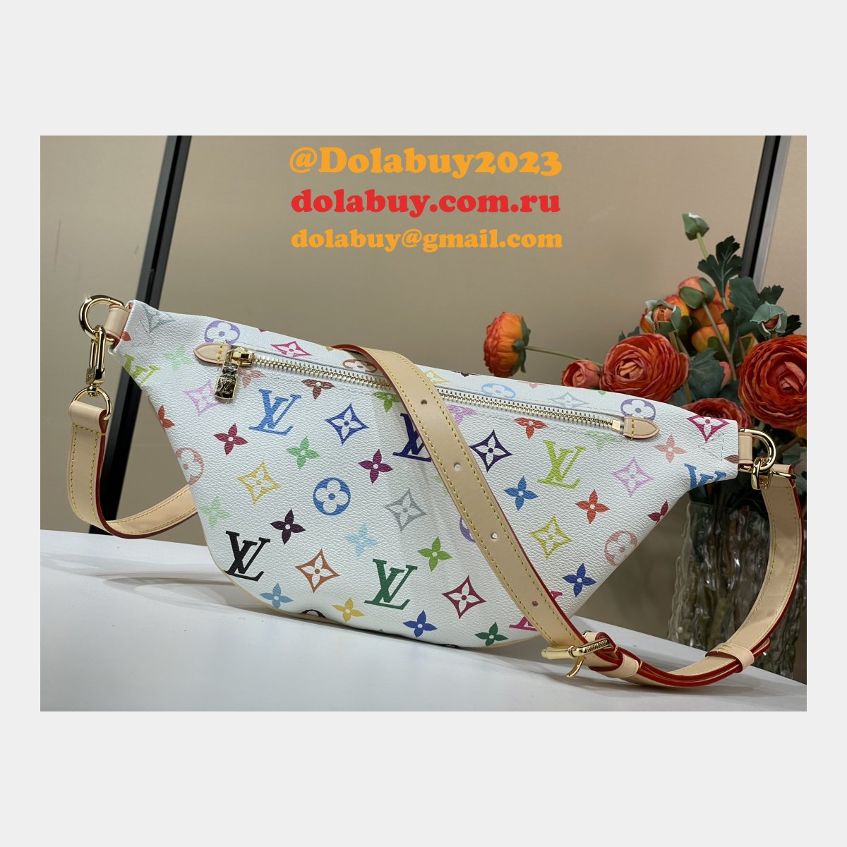 Louis Vuitton LV x TM High Rise Canvas Copy M13660 Women Bag