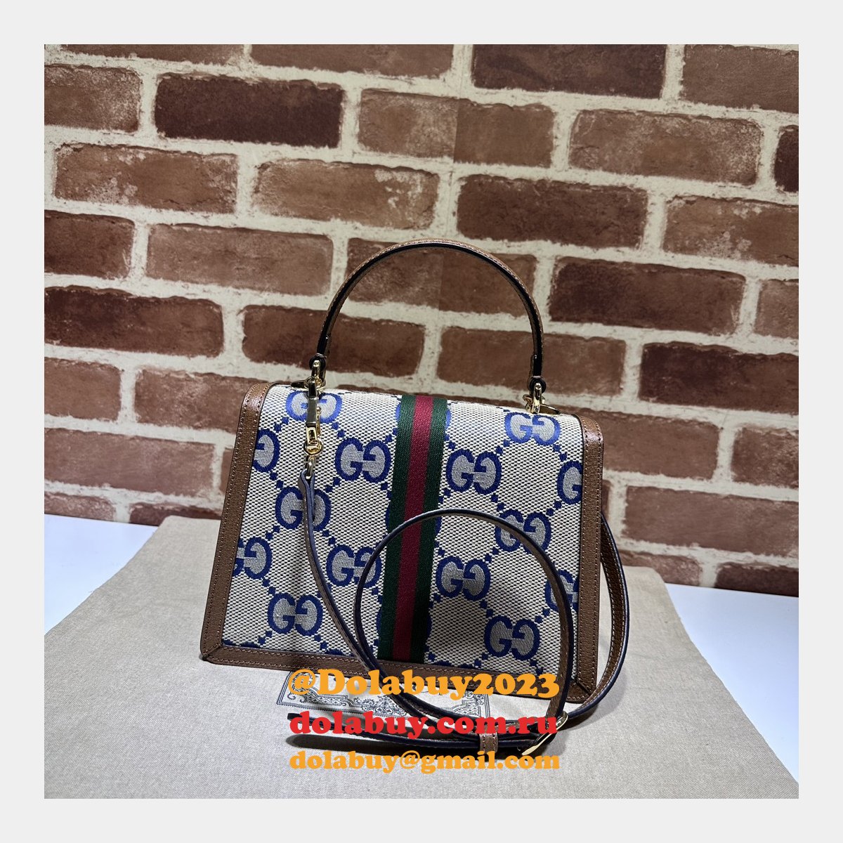 Ophidia GG Top Handle Top Quality 651055 Designer Copy Bag