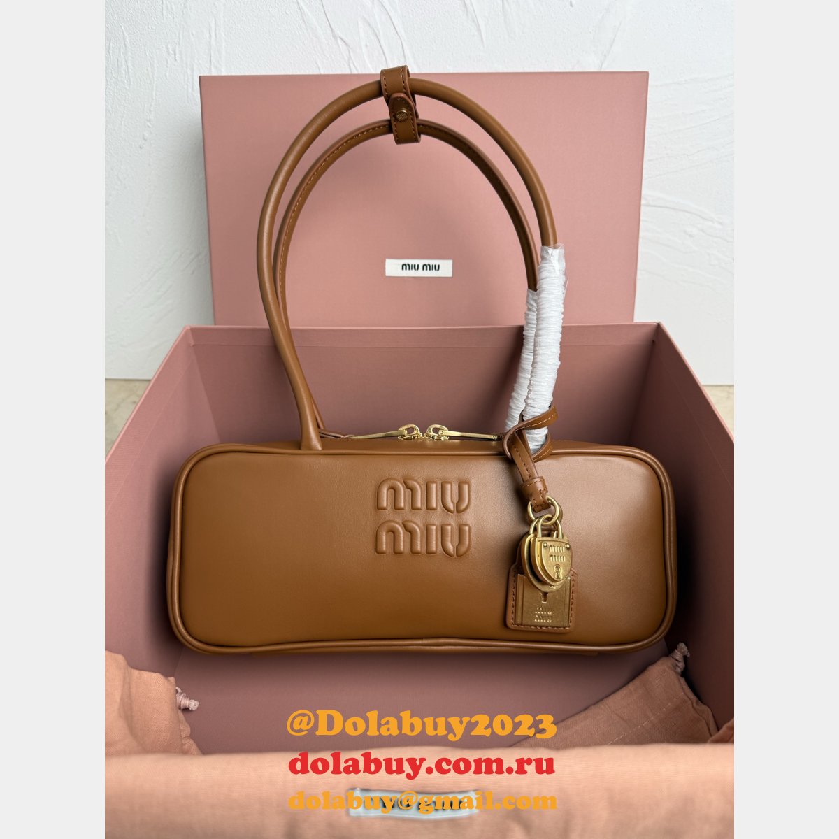 7 Star MIU MIU Beau Leather 5BB173 Bag