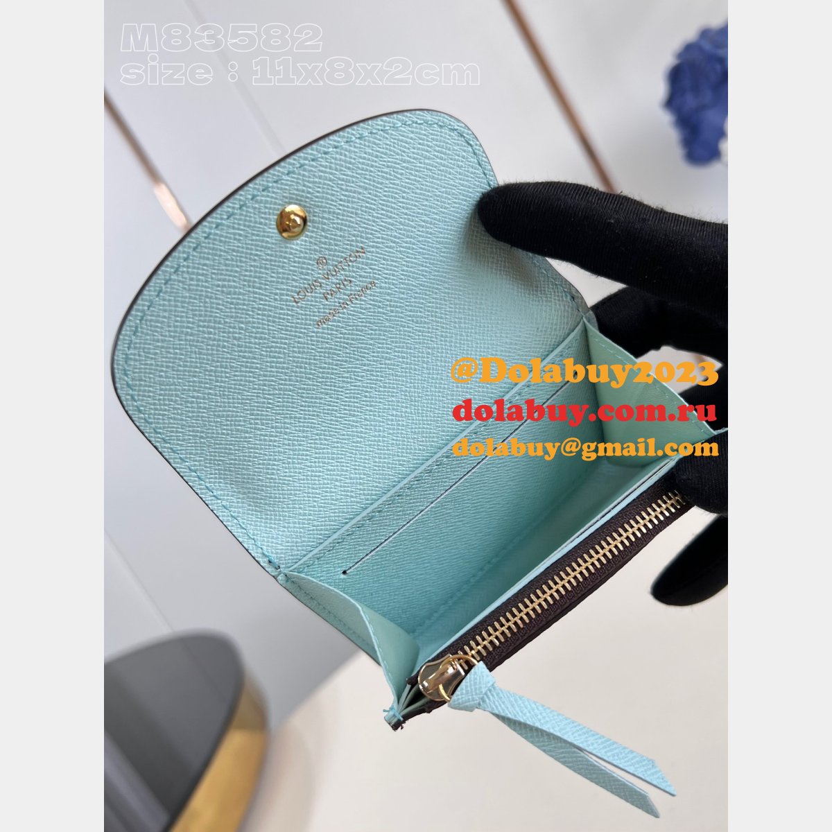 Rosalie Coin Purse M83582 Green Designer Louis Vuitton Inspired Bag