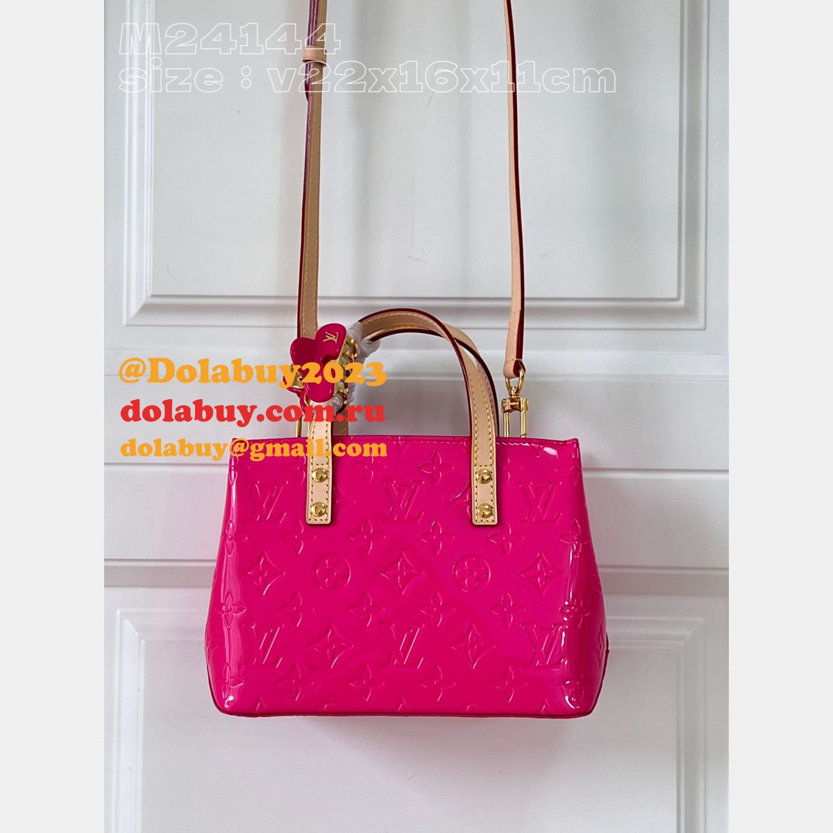 Reade New Monogram Vernis M24144/M24028 Order Replica Louis Vuitton Bag