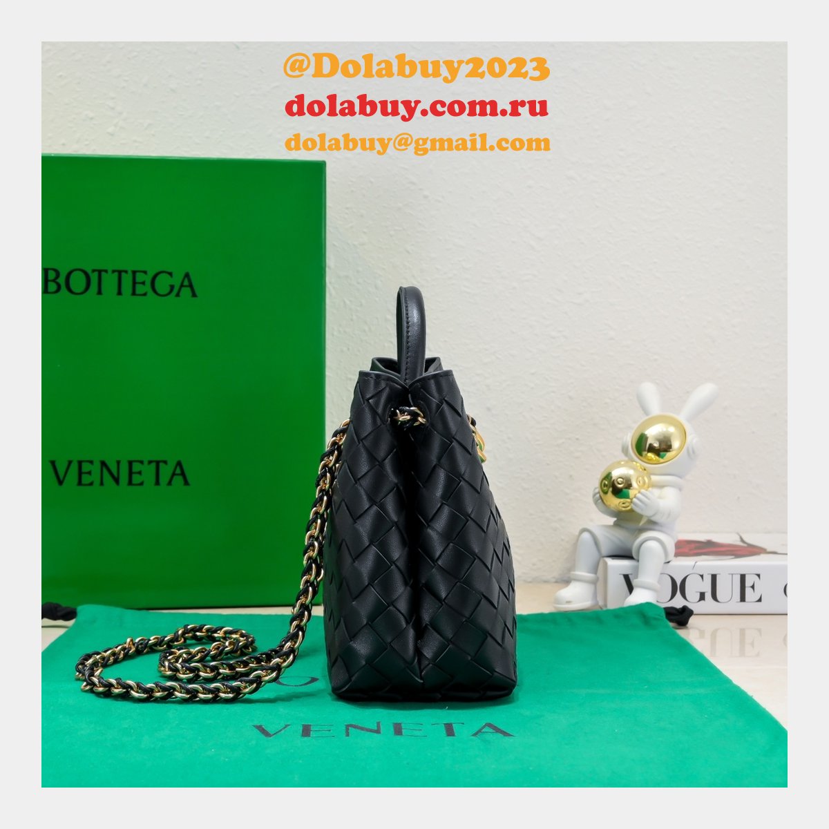 Top Quality BOTTEGA VENETA ANDIAMO small 25cm tote bag