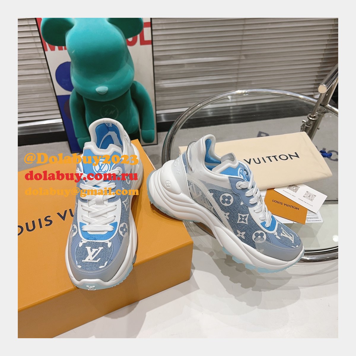 Top Quality LOUIS VUITTON RUN55 Sneakers