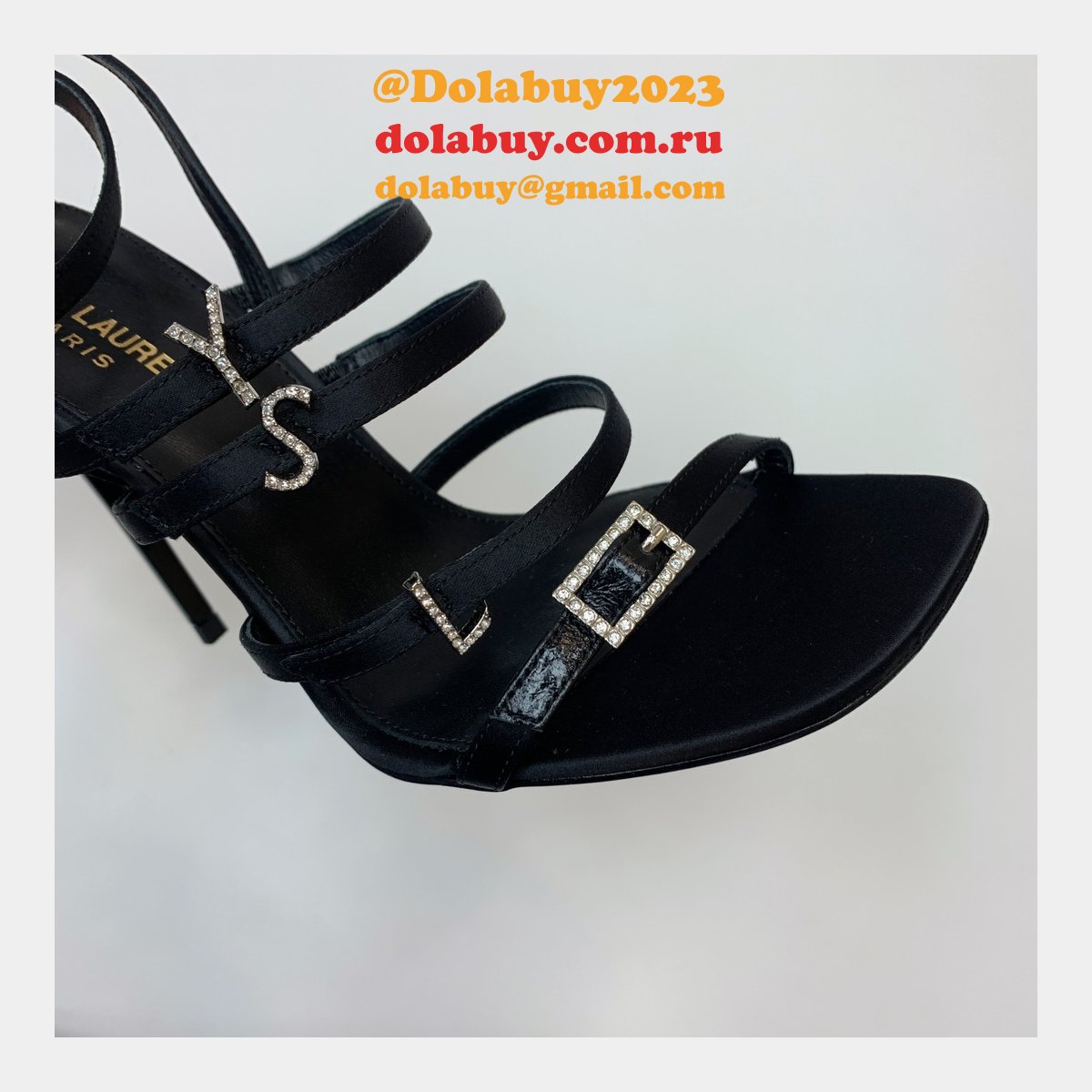 7 Star SAINT LAURENT KNOCKOFF high heel sandal