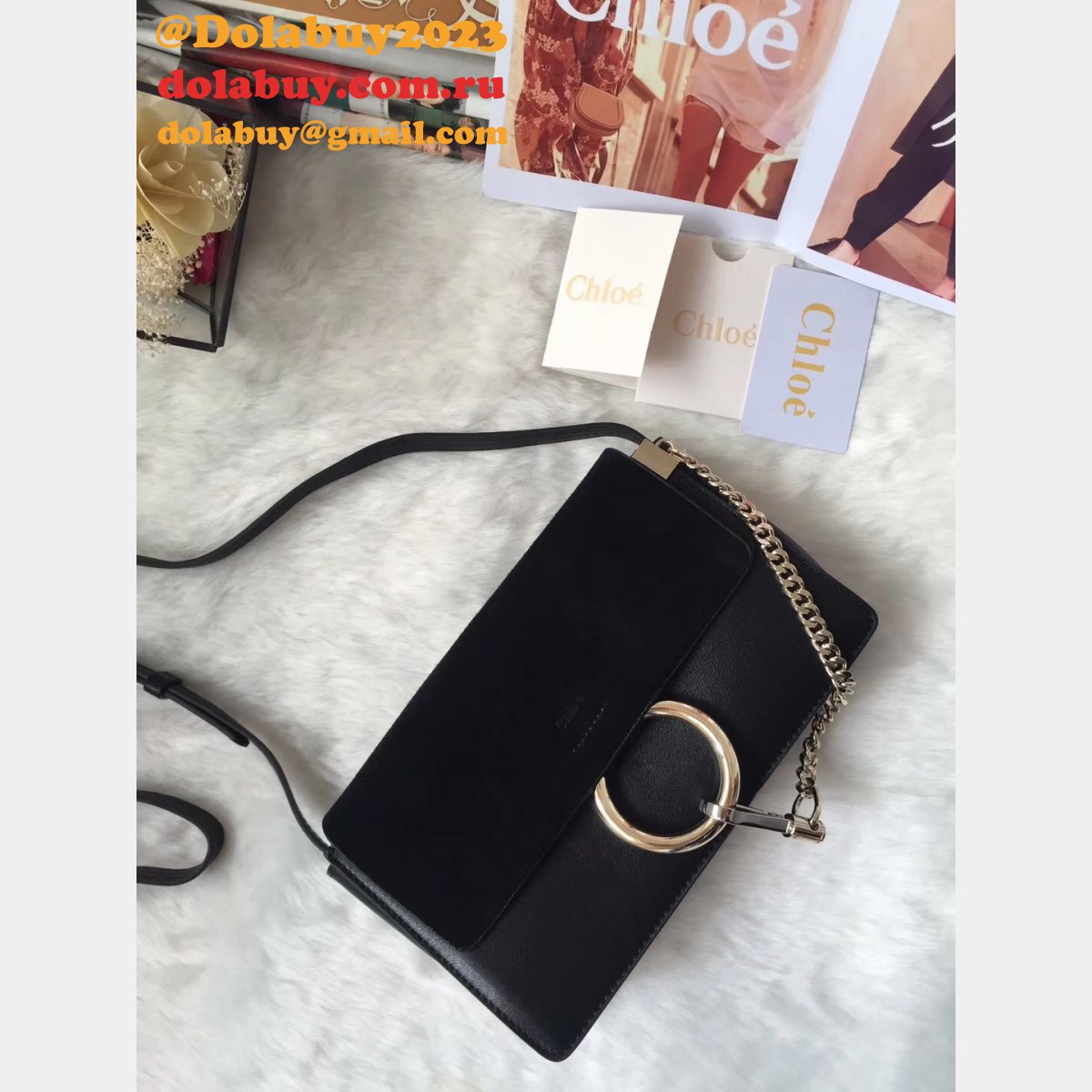 Designer 1:1 Replica Chloe Faye Bag On China Sale