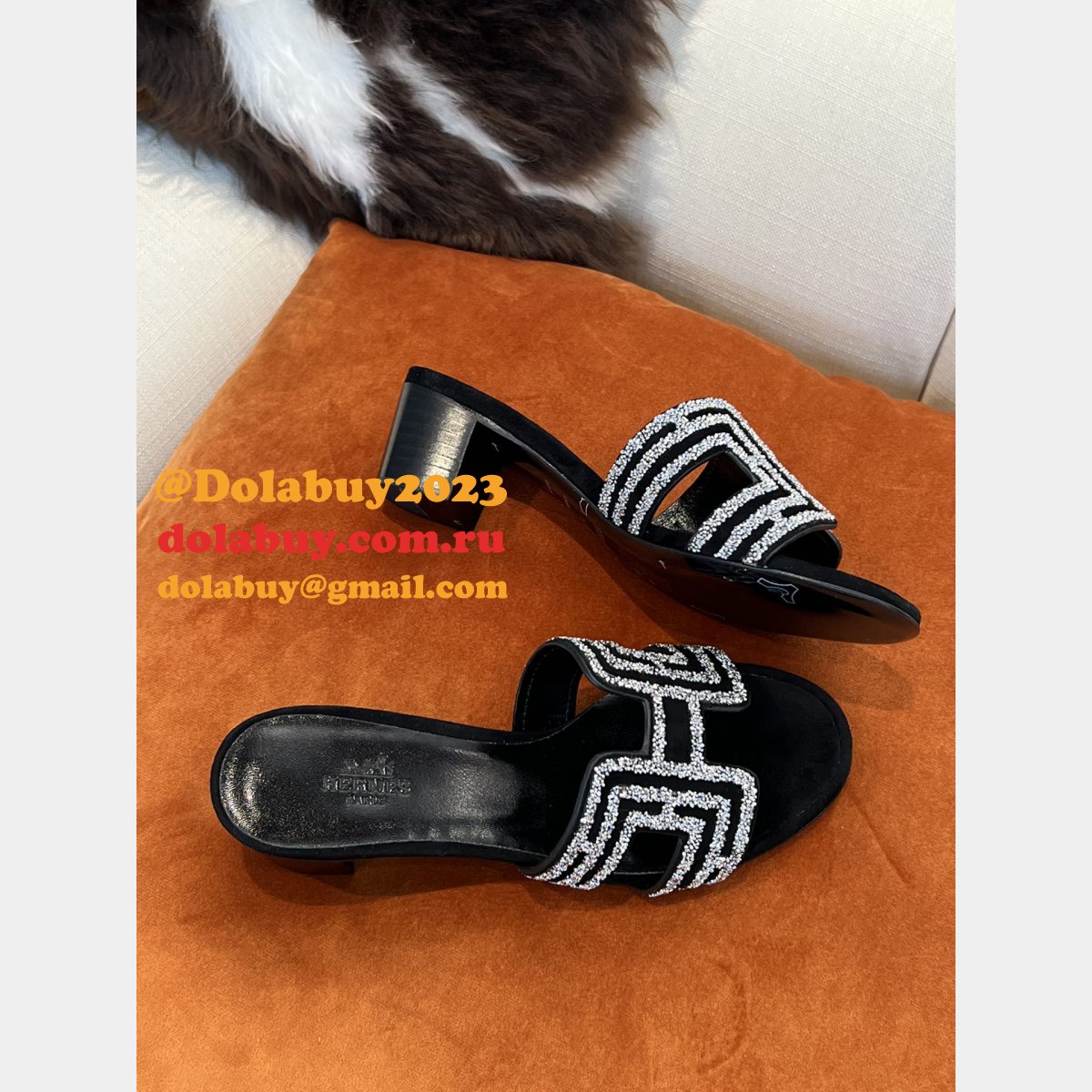 Designer Replica Hermes Oran Slippers Luxury Shoes