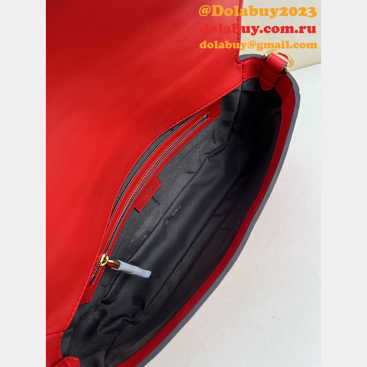 top quality F**di iconic baguette medium nappa handbag