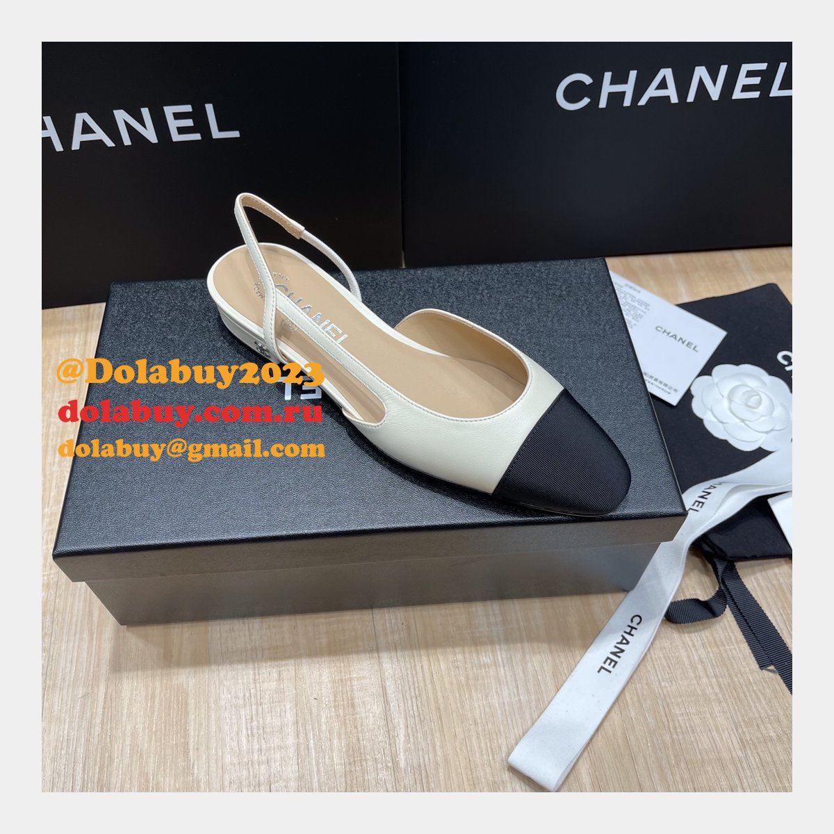 Luxury Knockoff CHANE Cheap SLINGBACKS
