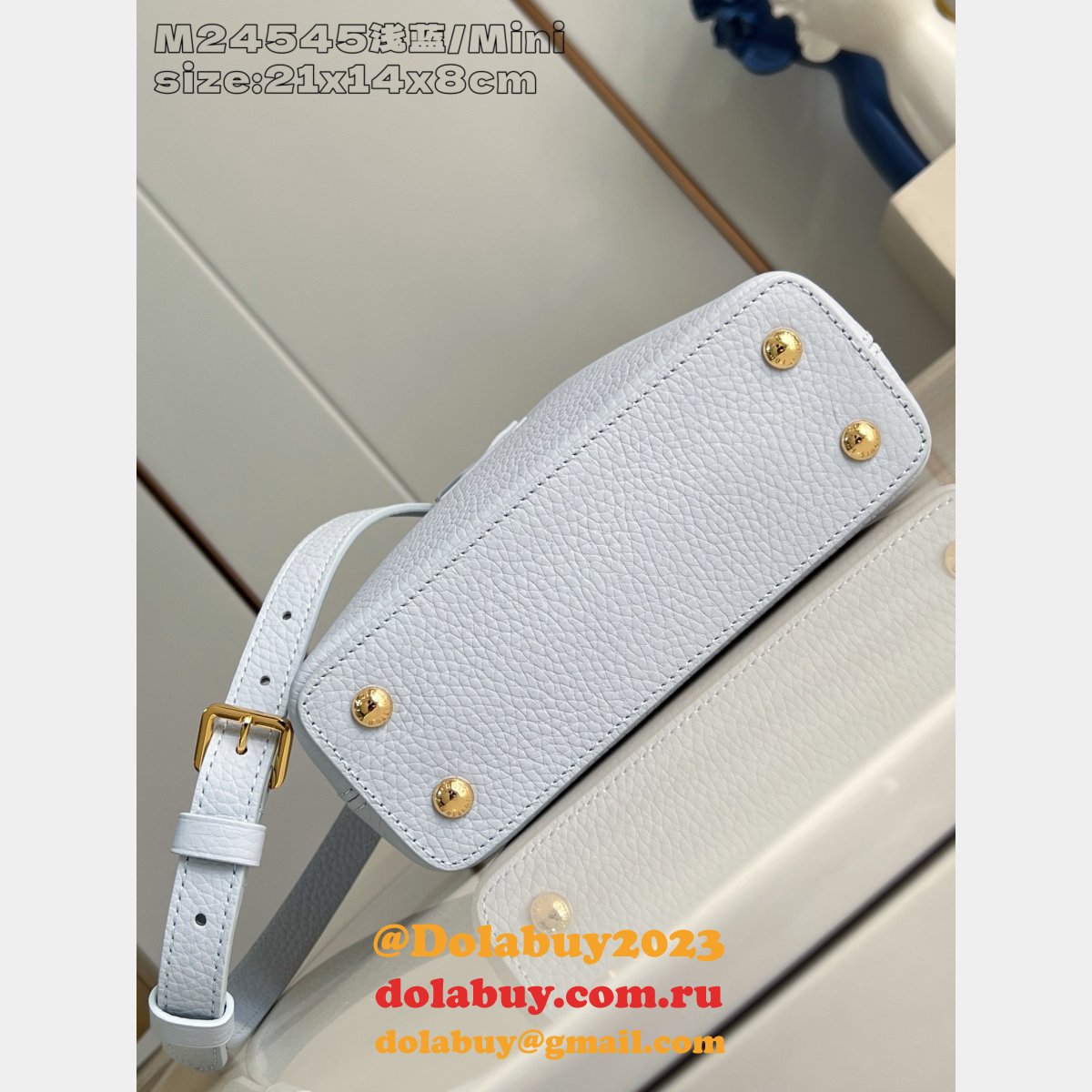 Louis Vuitton Capucines BB Taurillon Leather M24545 Replica Handbags