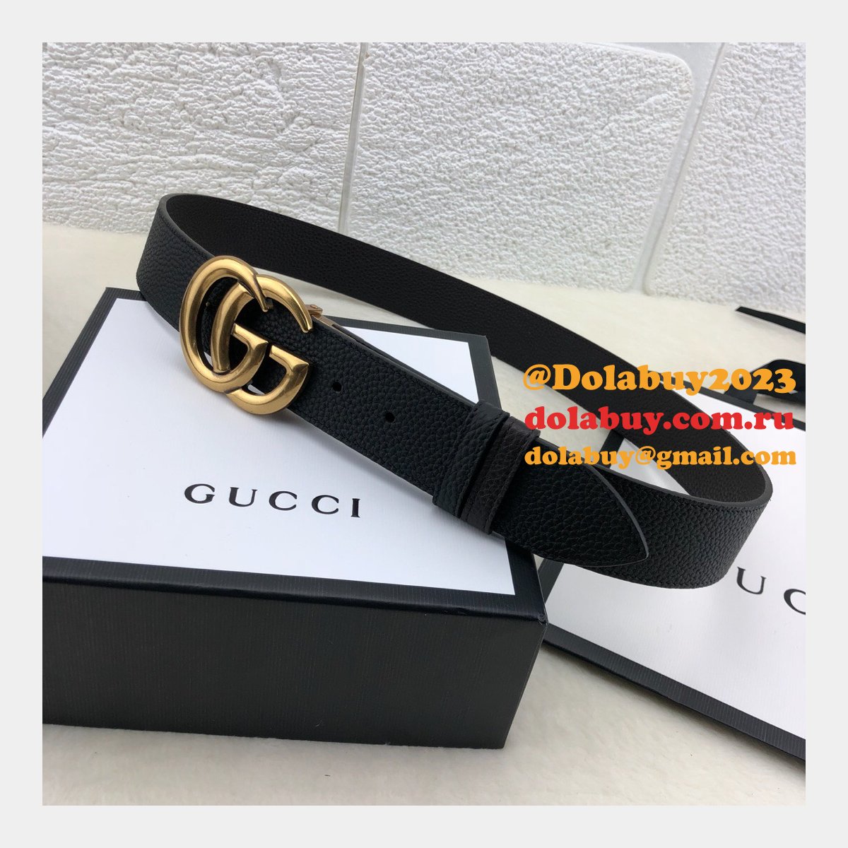 aaa+ G*u*i 38mm replica gg sliver/golden black belt
