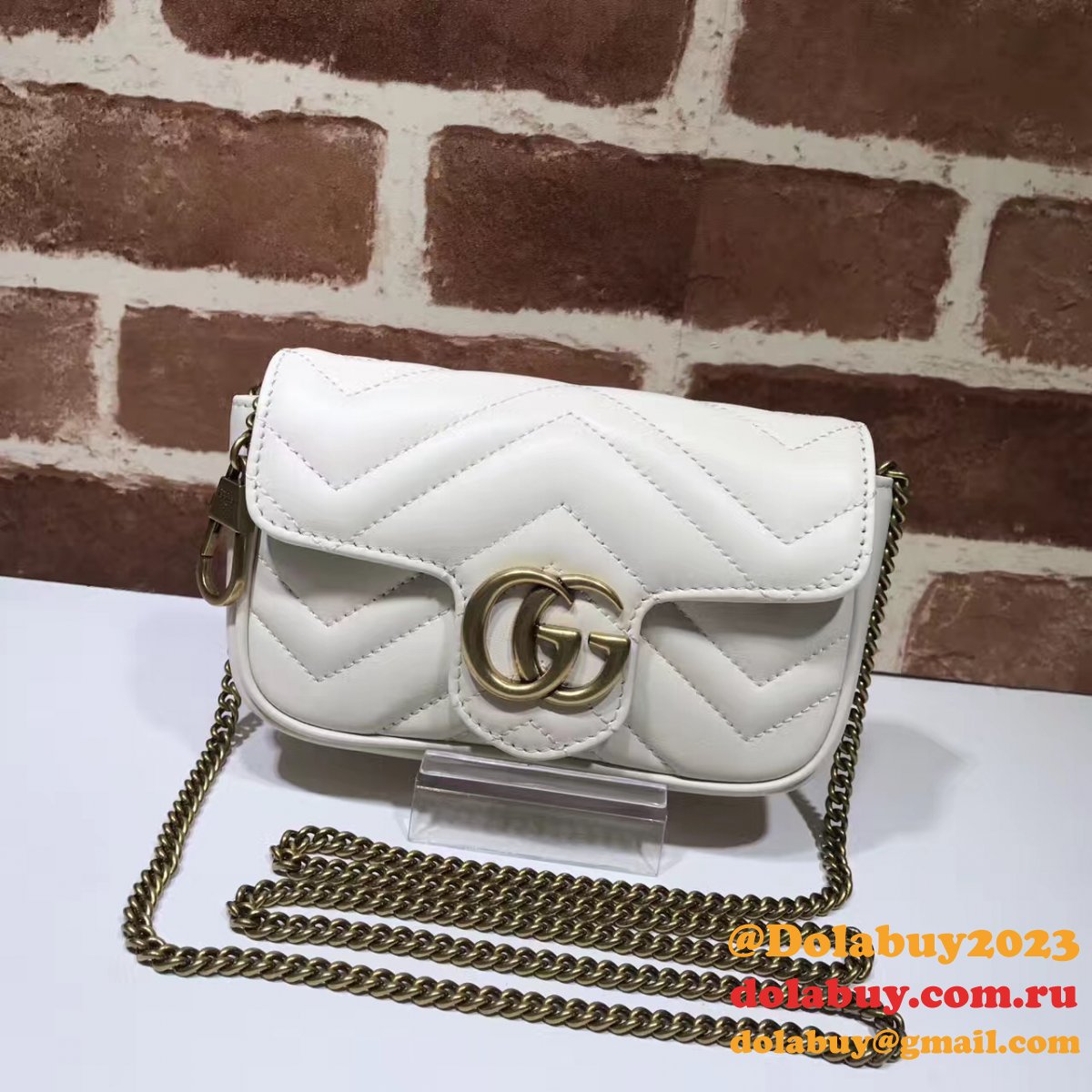 G*u*i marmont fashion mini chevron bag 476433