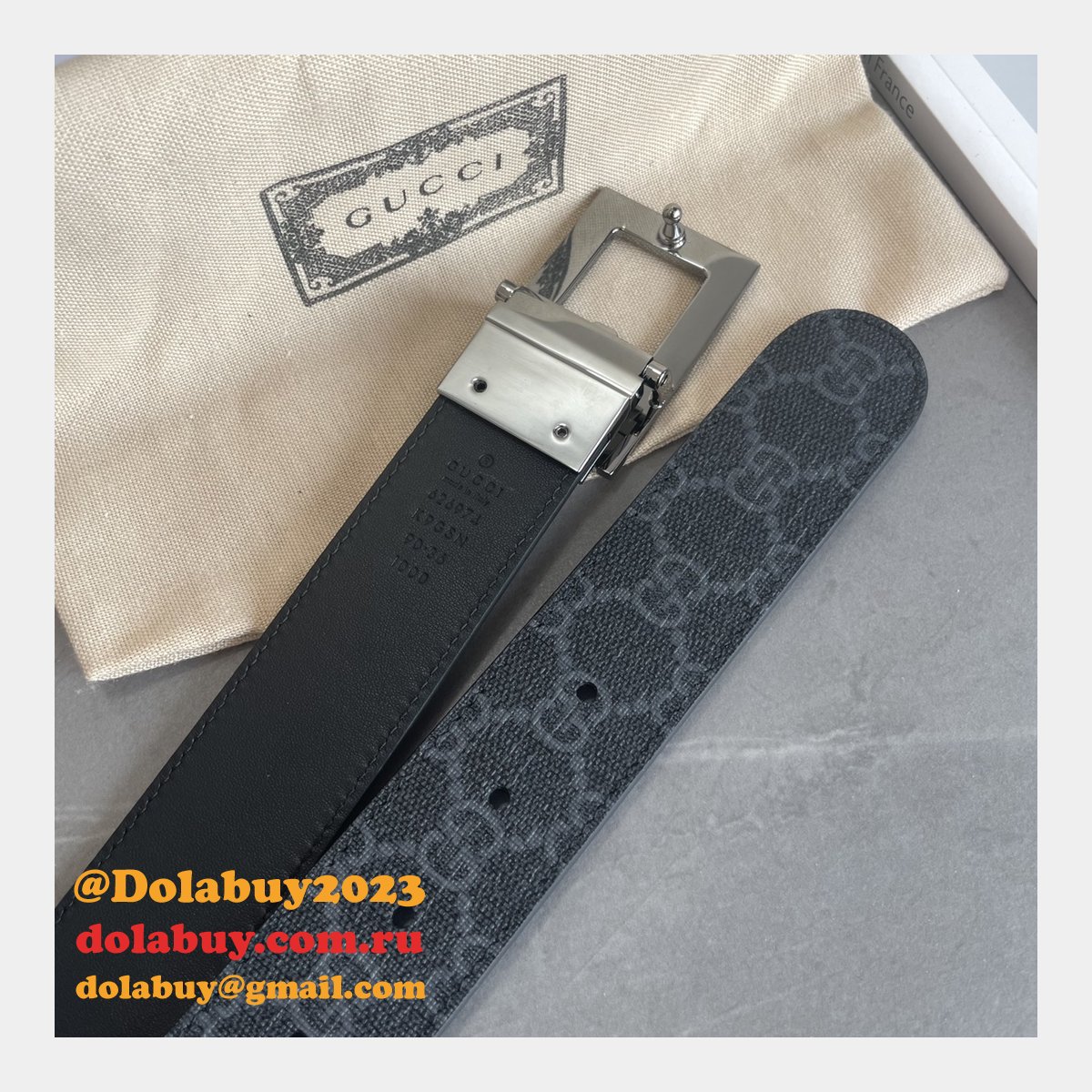 AAA+ Luxury GG 35mm Knockoff belt