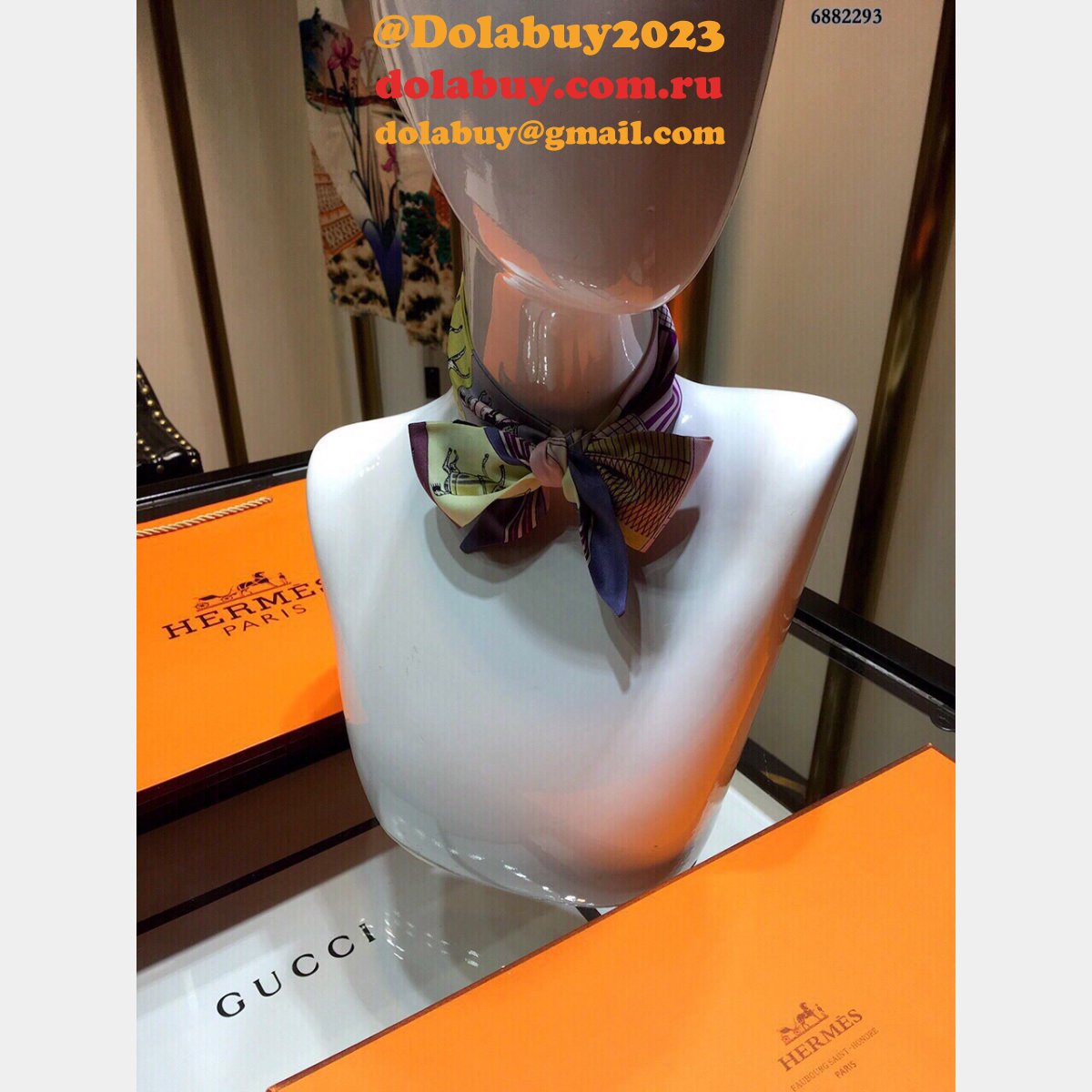 Hermes H Straps bow tie streamers