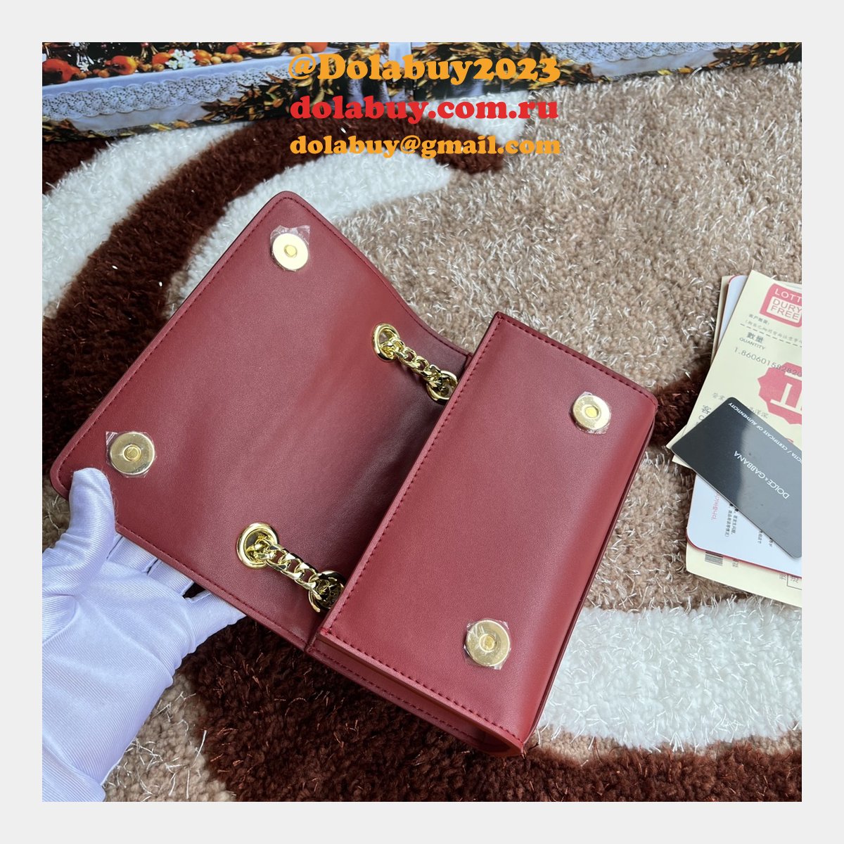 Factory Top Quality DG Logo Crossbody Dolce & Gabbana 3320 Copy Bags