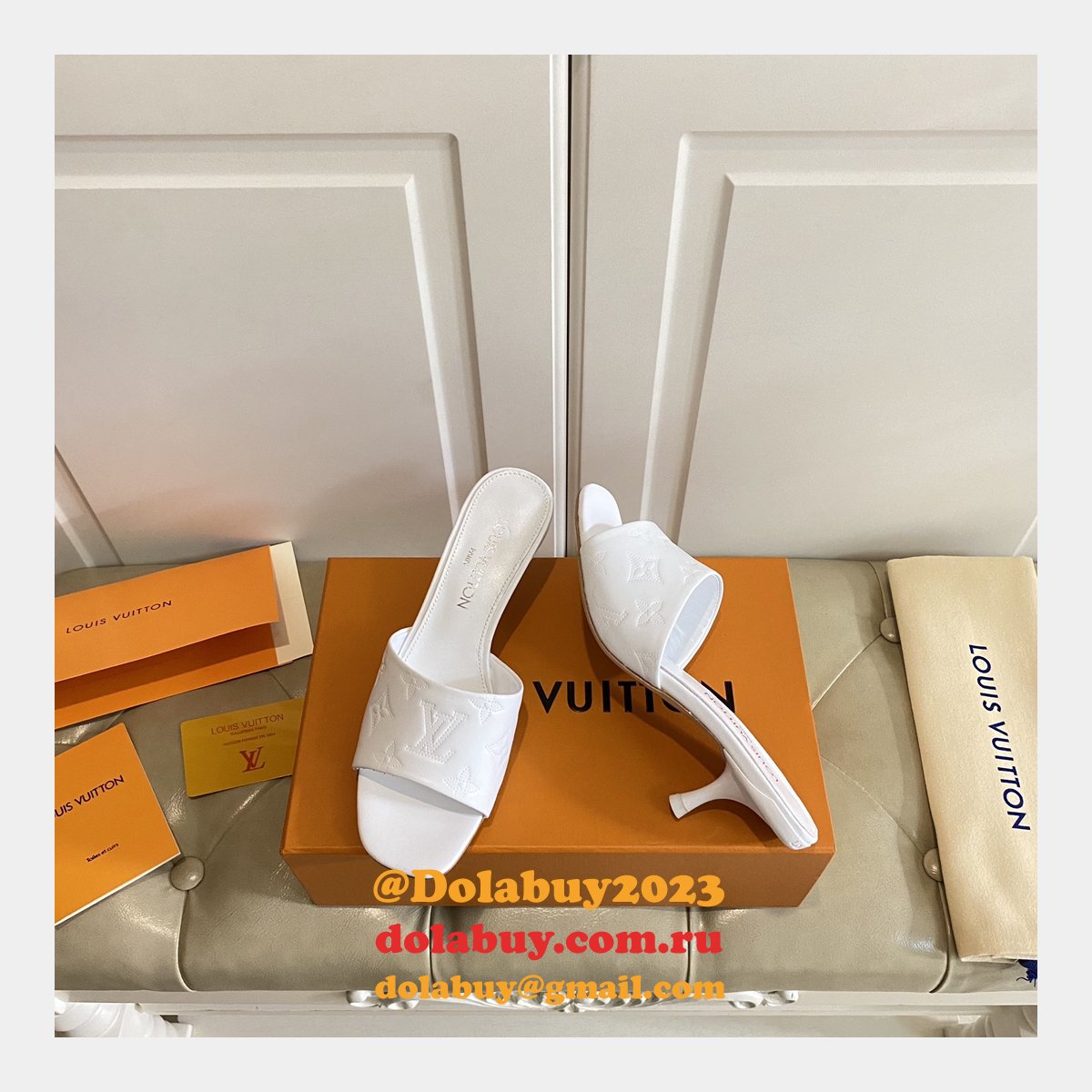 Fashion LOUIS VUITTON 1:1 MIRROR Neo Revival Mule