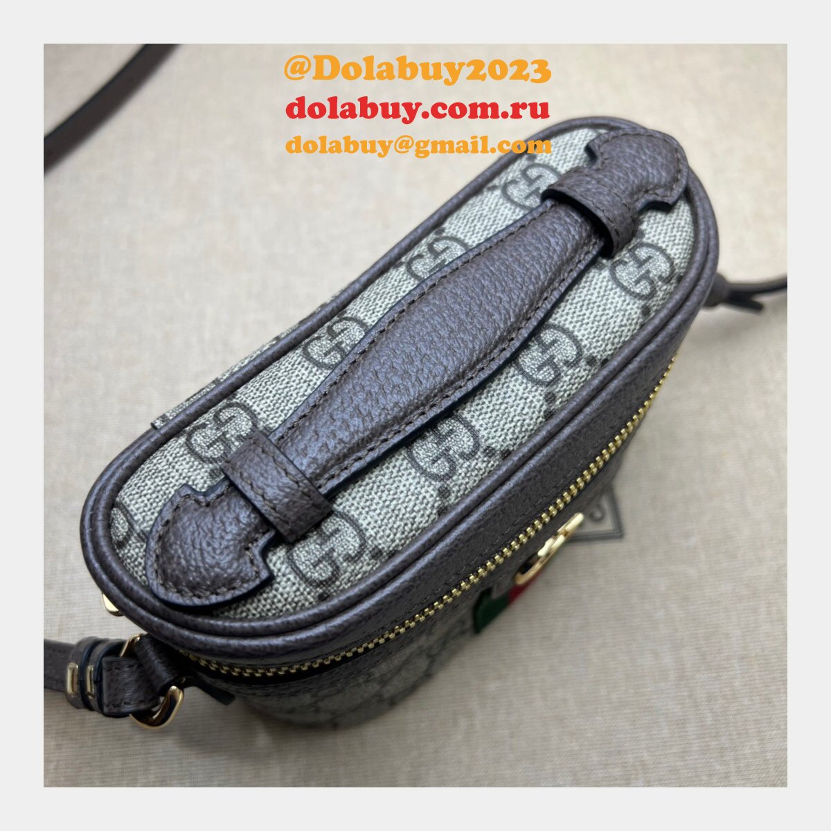 1:1 quality G*u*i replica ophidia gg top handle 699532 bag