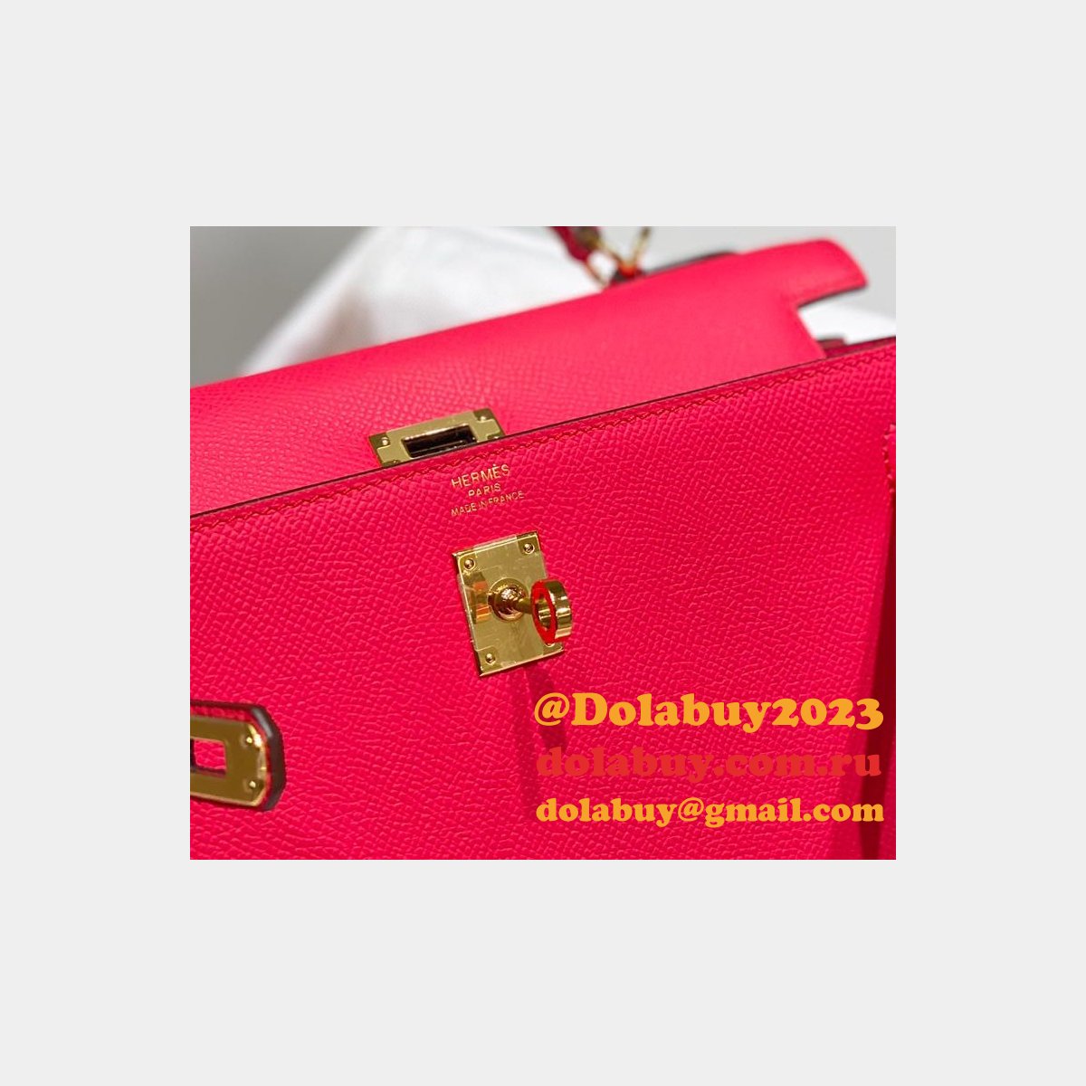 High Quality Replica Hermes Epsom Kelly 19/25/28CM Red Bag For Sale
