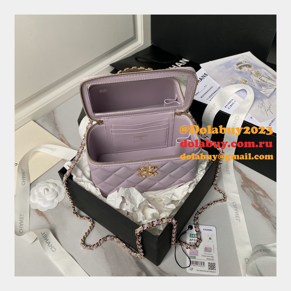 Top Perfect Vanity AP3799 Classic Chain 17cm Replica Bag