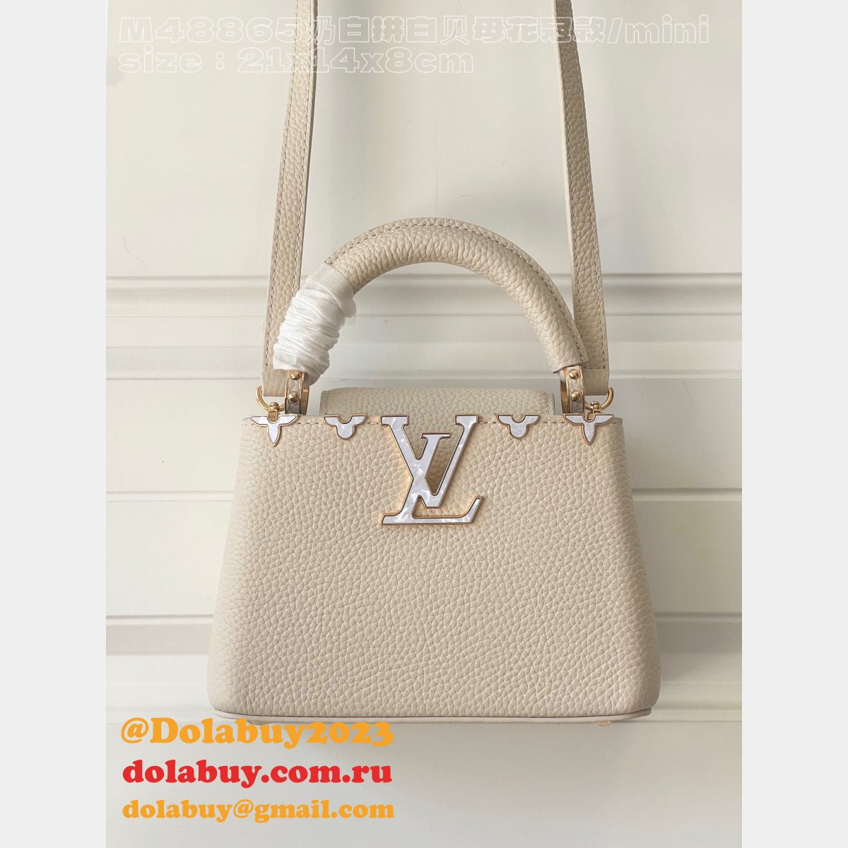 Wholesale M48865 The Capucines Designer Louis Vuitton Replica Bag