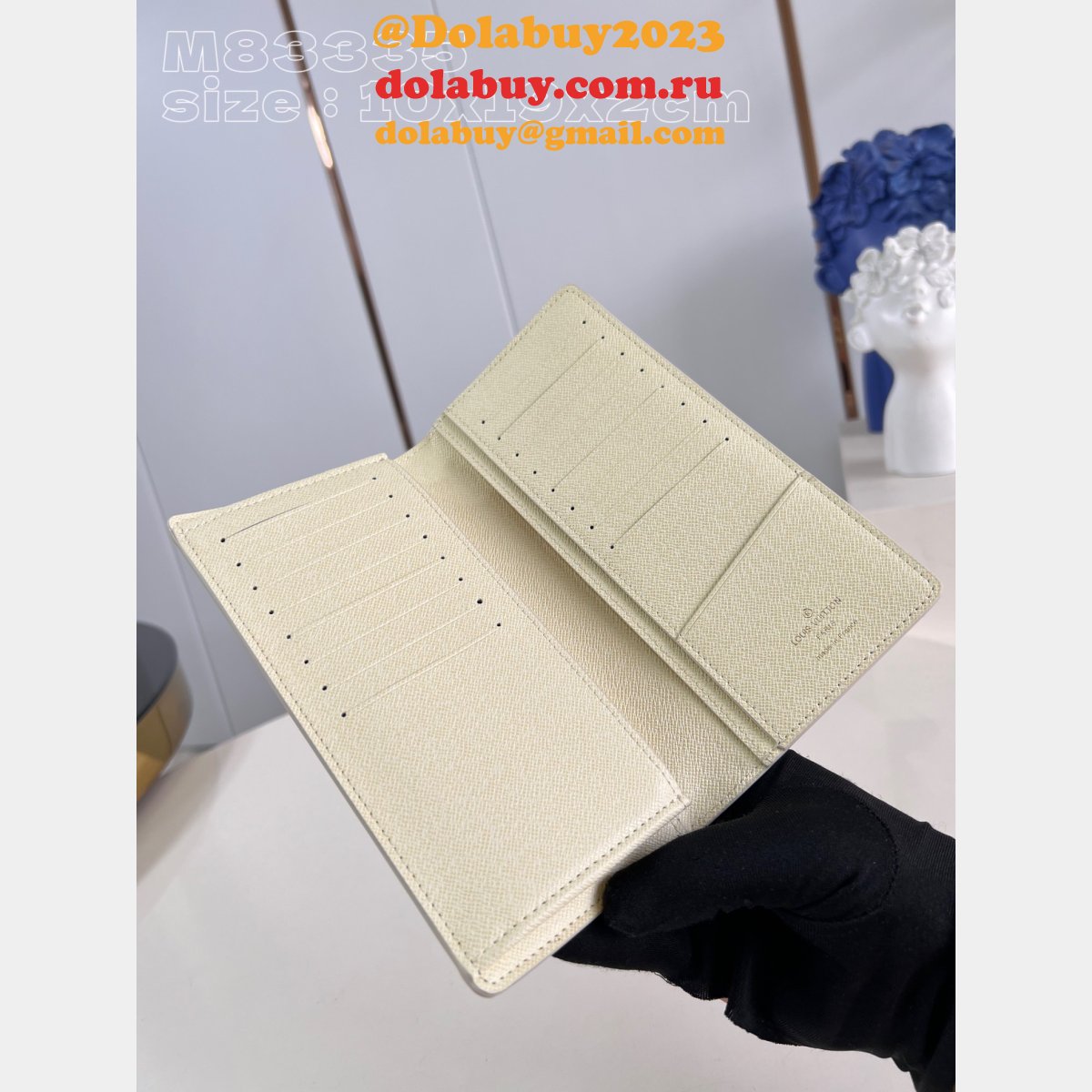 LVS Replica M83337/M83334/M83335 Brazza Pocket Organizer Multiple Wallet