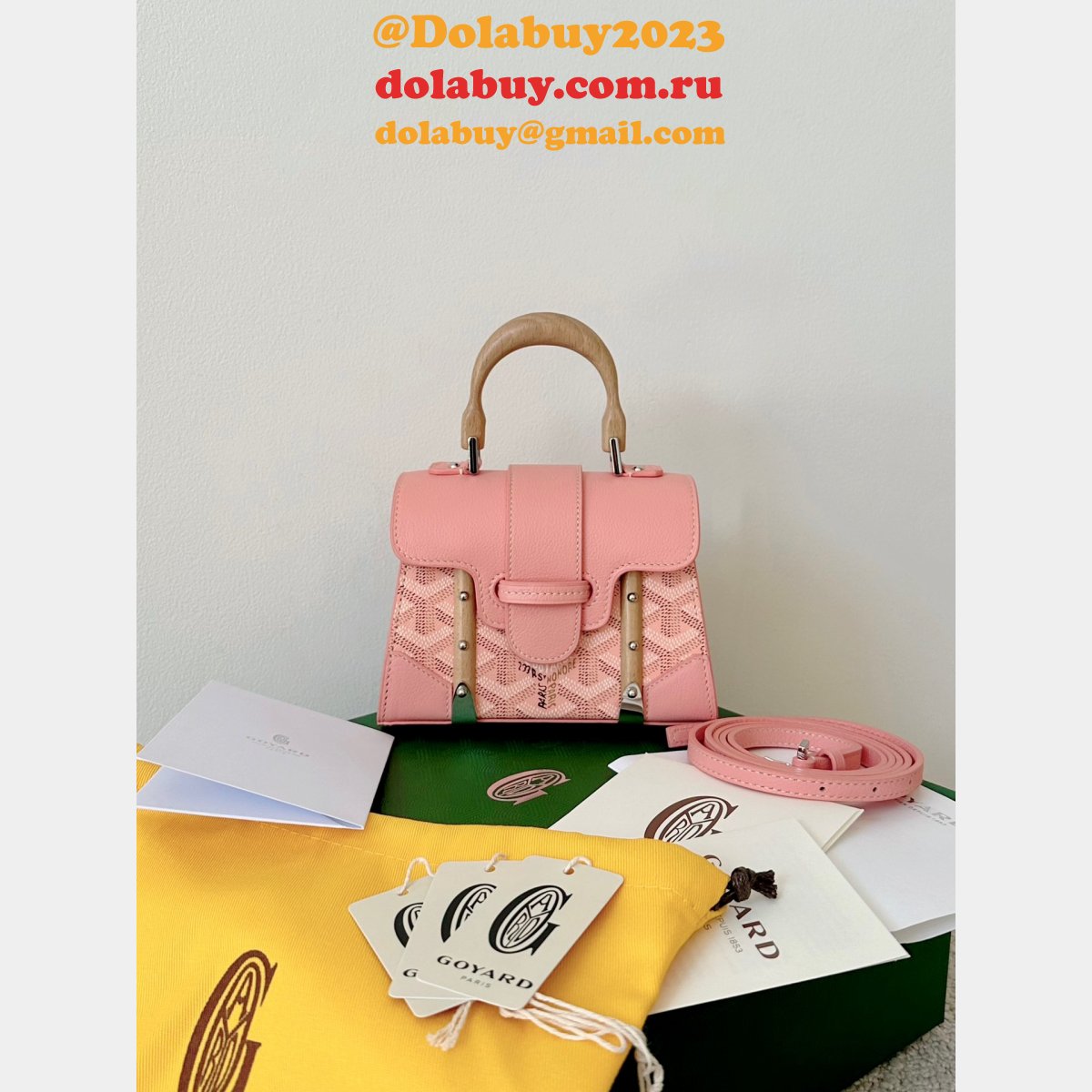 Cheap Goyard Replica Saigon Structure Nano Goyardine Bag