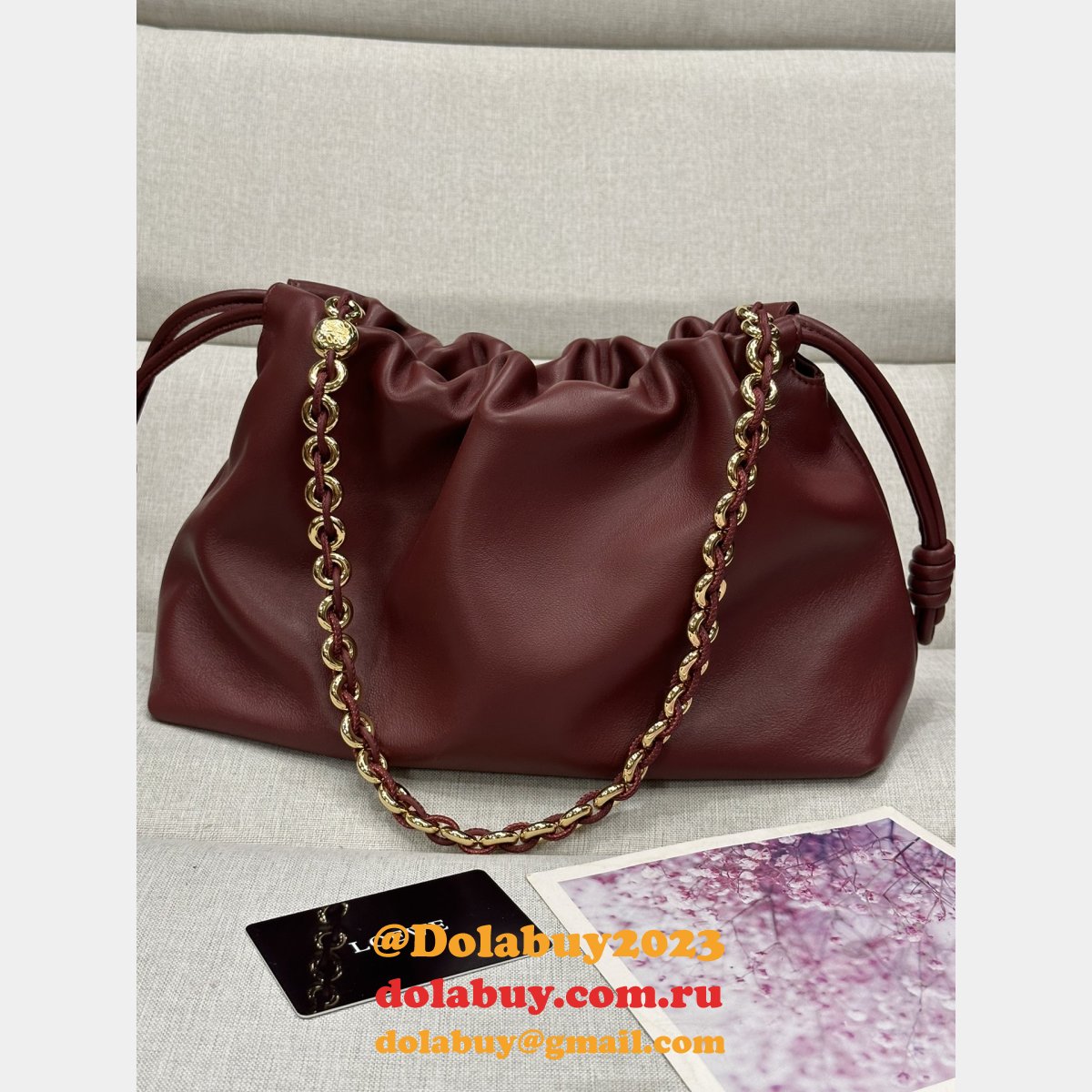 Designer loewe Flamenco Purse bag nappa lambskin