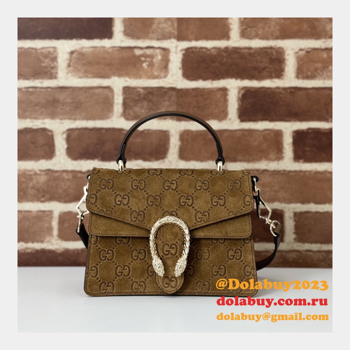 Dionysus Gucci Duplicate Top Handle 813400 Brown Bag
