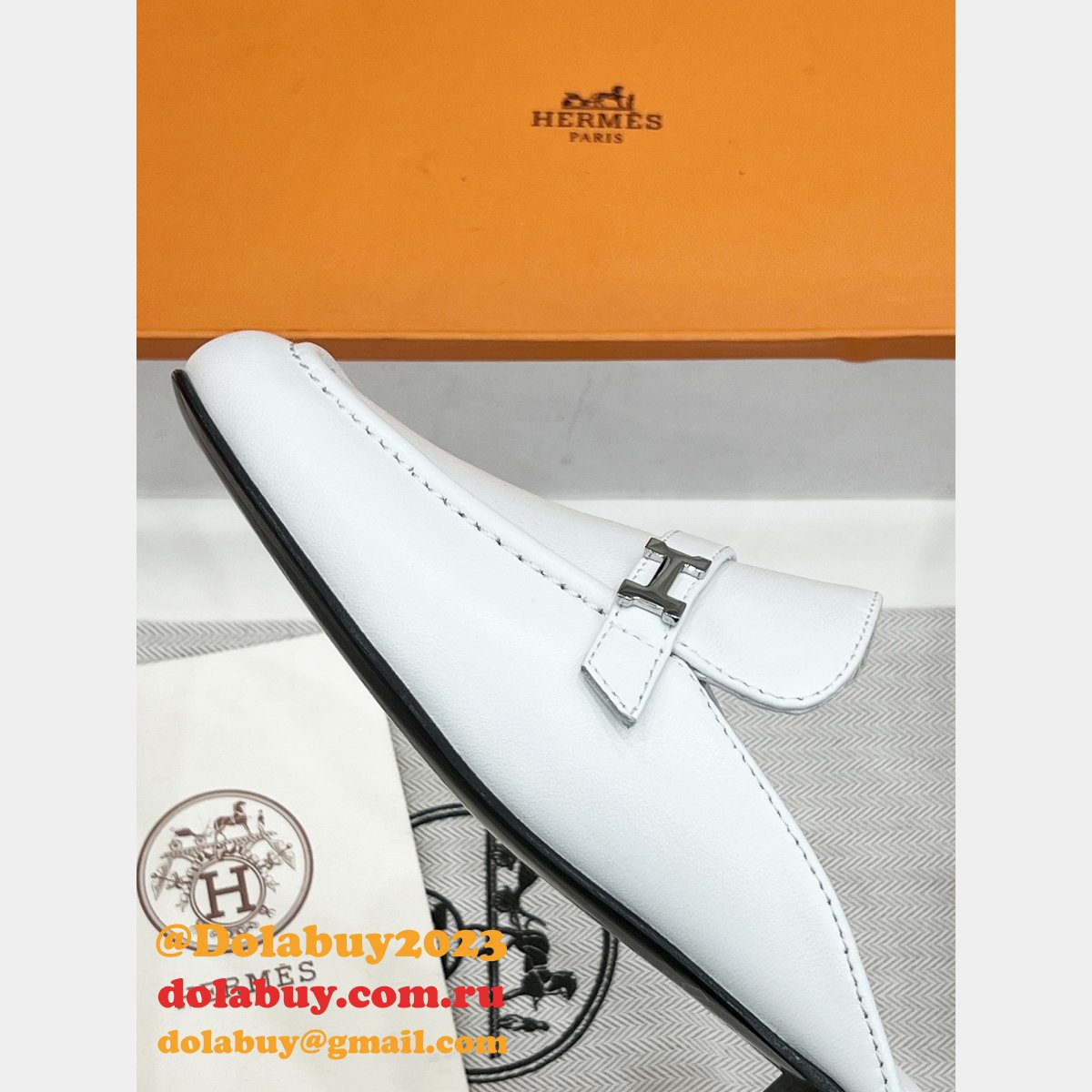 Best hermes Fashion Mule slippers Wholesale