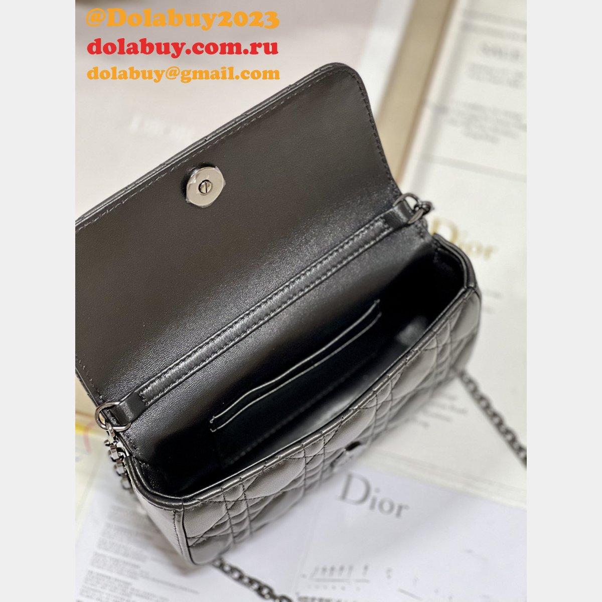 Cheap Lady Replica Designer Christian Dior Phone Pouch 0977 Bag