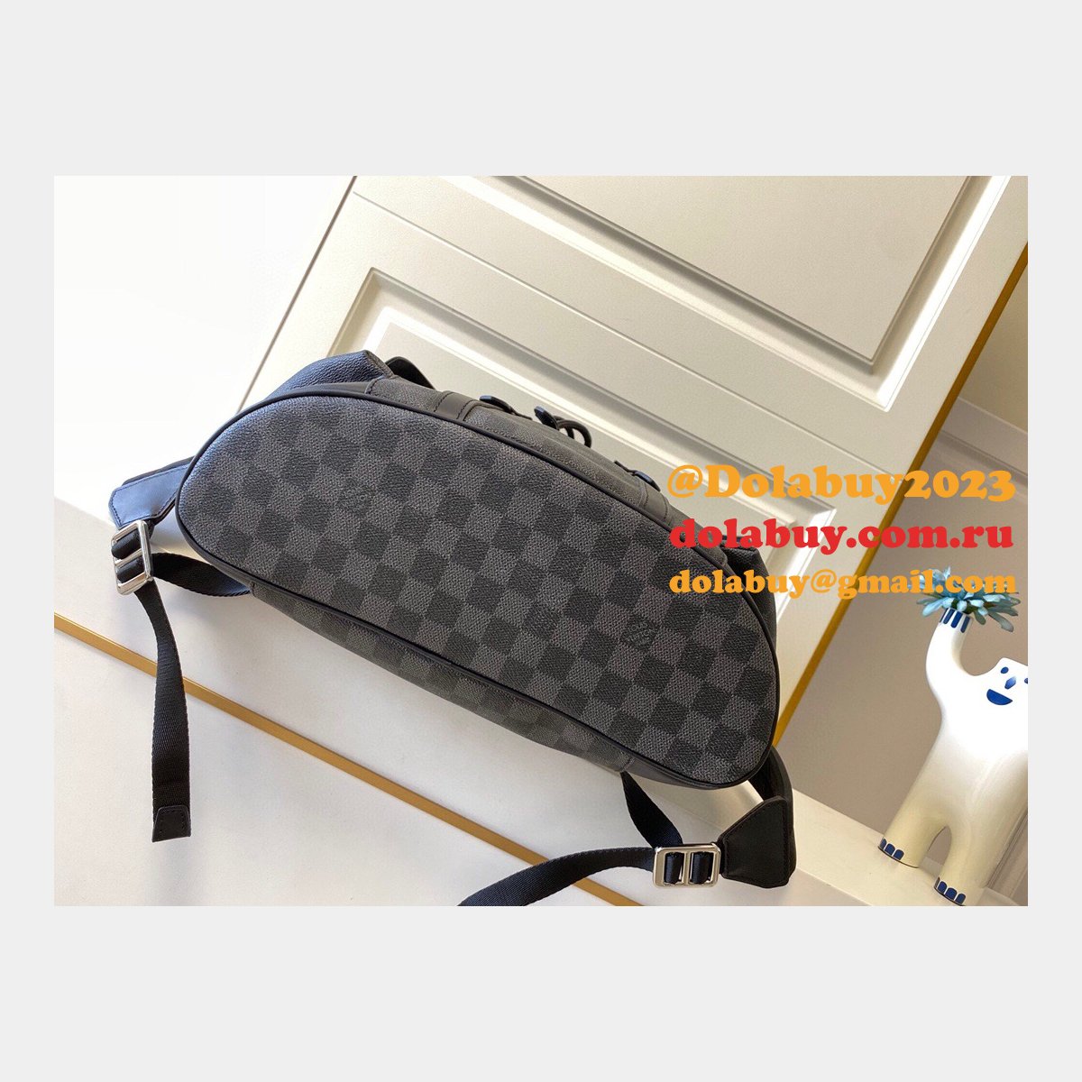 Louis Vuitton N41379 Christopher PM Daminer Graphite Canvas