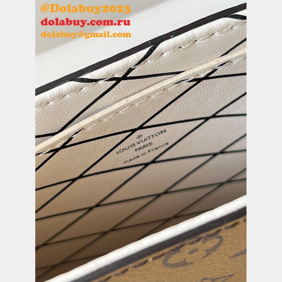 Louis Vuitton Buy Cheap Vertical Trunk Pochette M67873 Monogram Reverse from China