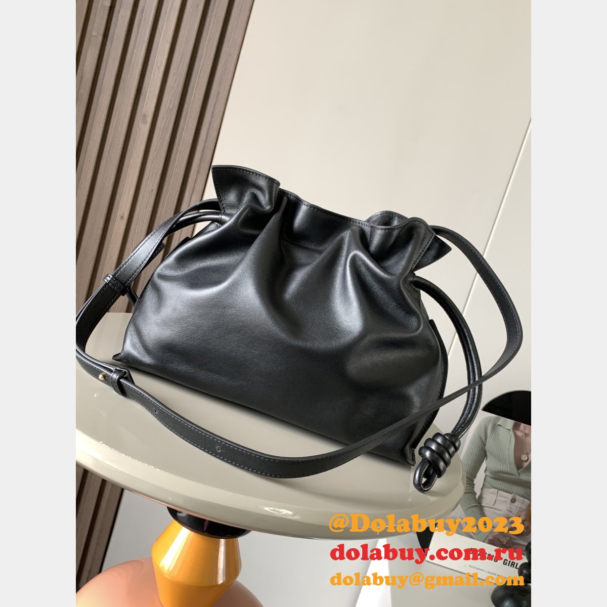 Top Quality LOEWE Medium Flamenco Clutch In Nappa Calfskin 30CM