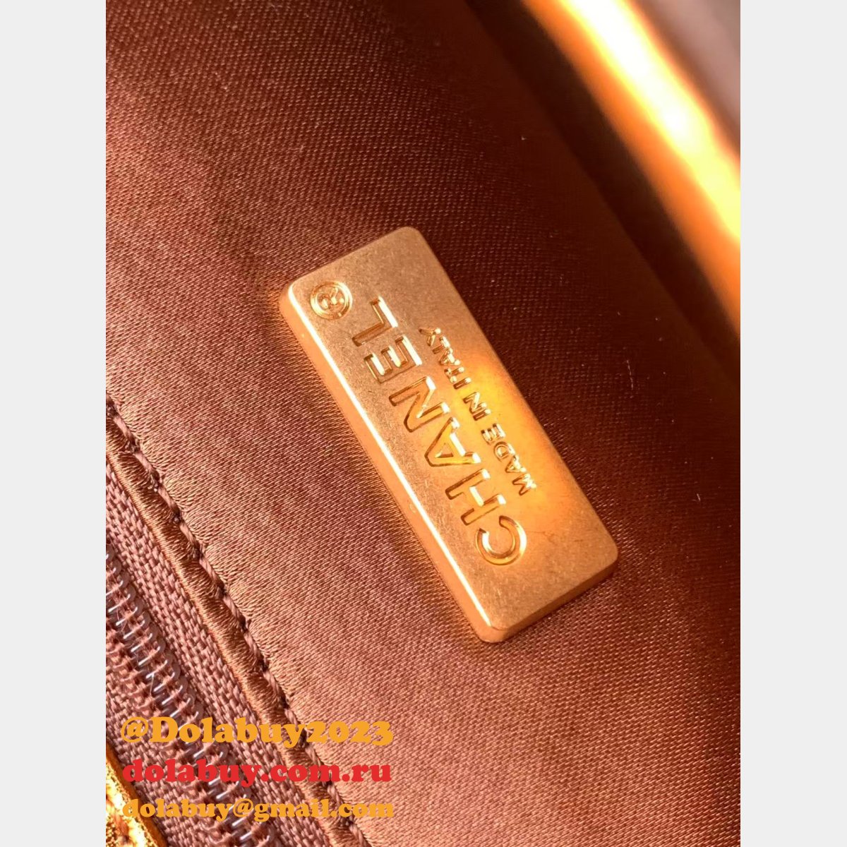 Inspired Best AS4561 Cruise 2024/25 Flap Sequins Gold-Tone Bag