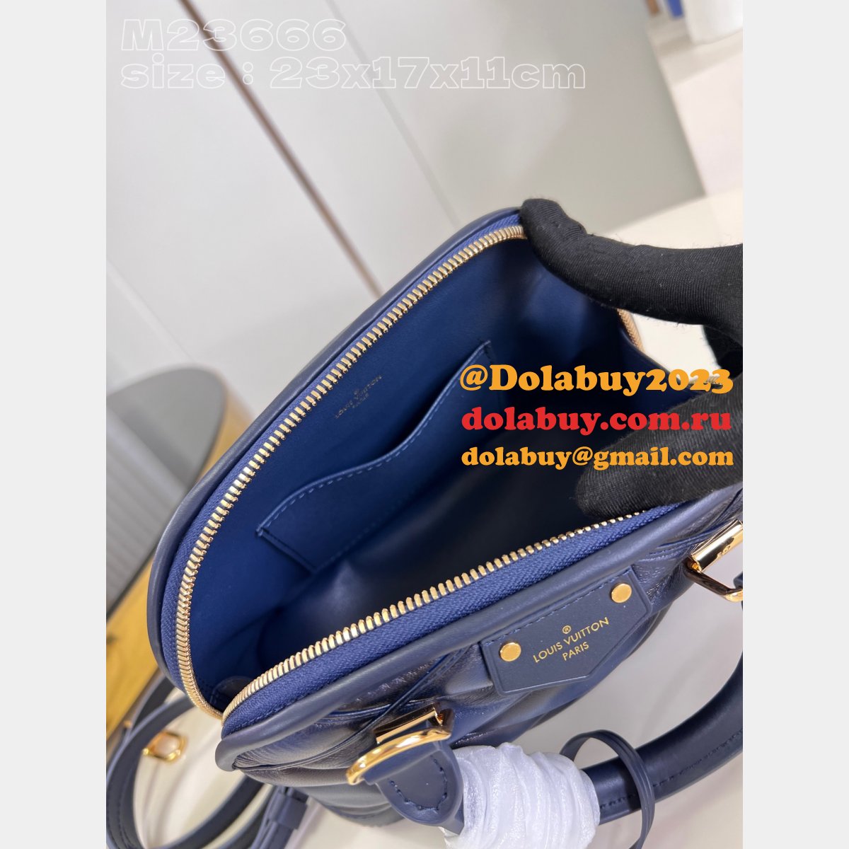 Alma Louis Vuitton Replica Bags Malletage M23666 Best