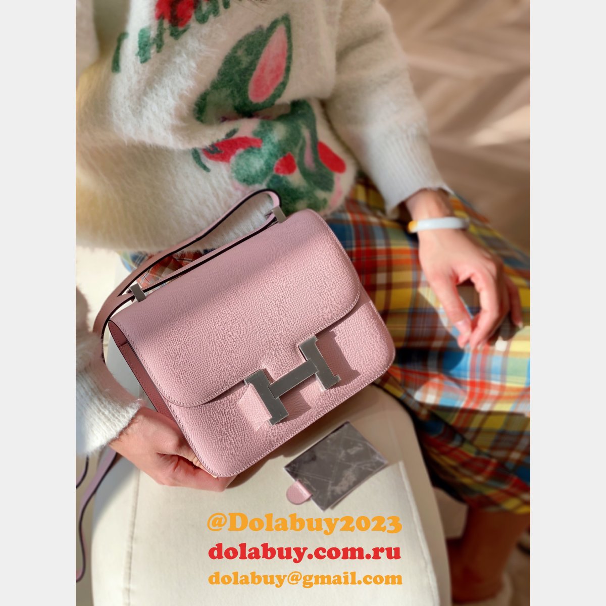 News Best Replica Hermes Mirror Single Compartment 23CM Epsom Bags