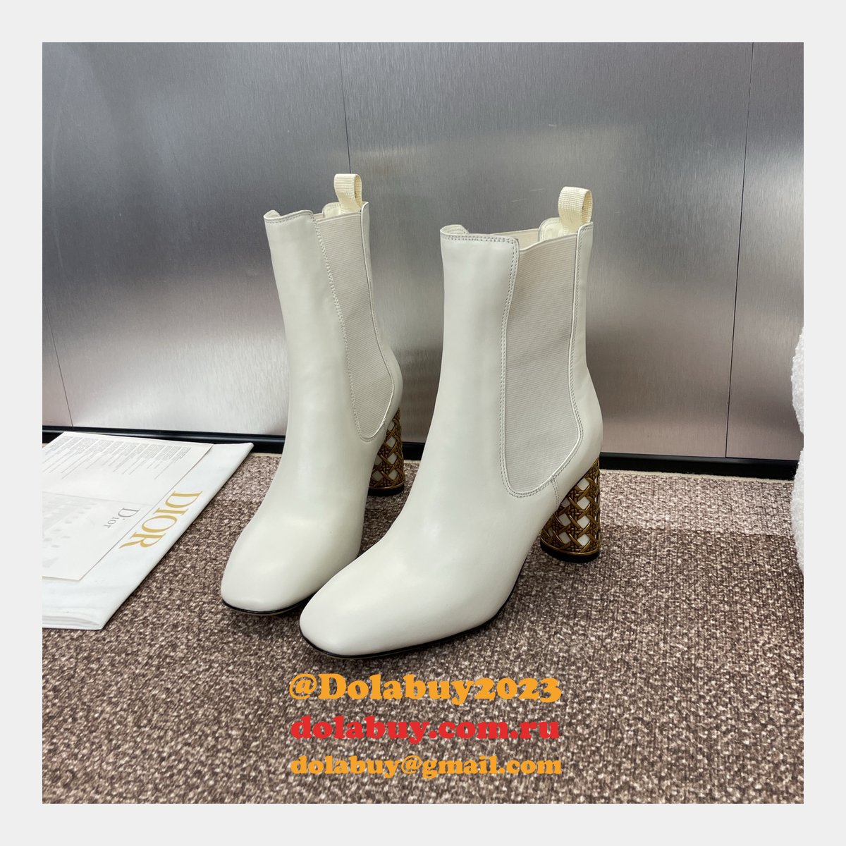 Top Quality Dior Icon Heeled Ankle Boot