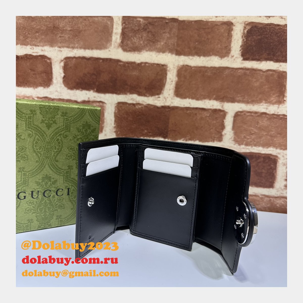 perfect petite gg compact wallet 760197 G*u*i replica 7 star bag