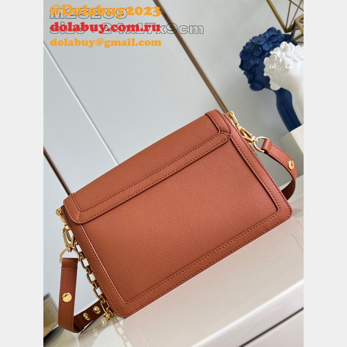 Louis Vuitton Luxury Replica Dauphine Soft M25048 Orange Bag