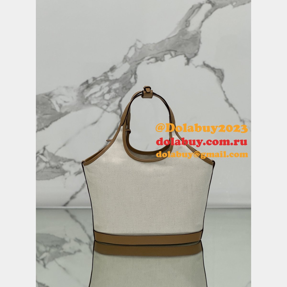 Top Quality Prada Milano canvas handbag 1BG472