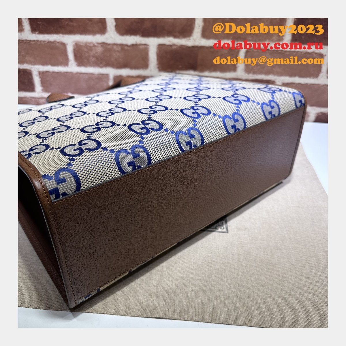 G*u*i jumbo gg tote 678839 perfect high replica designer bag