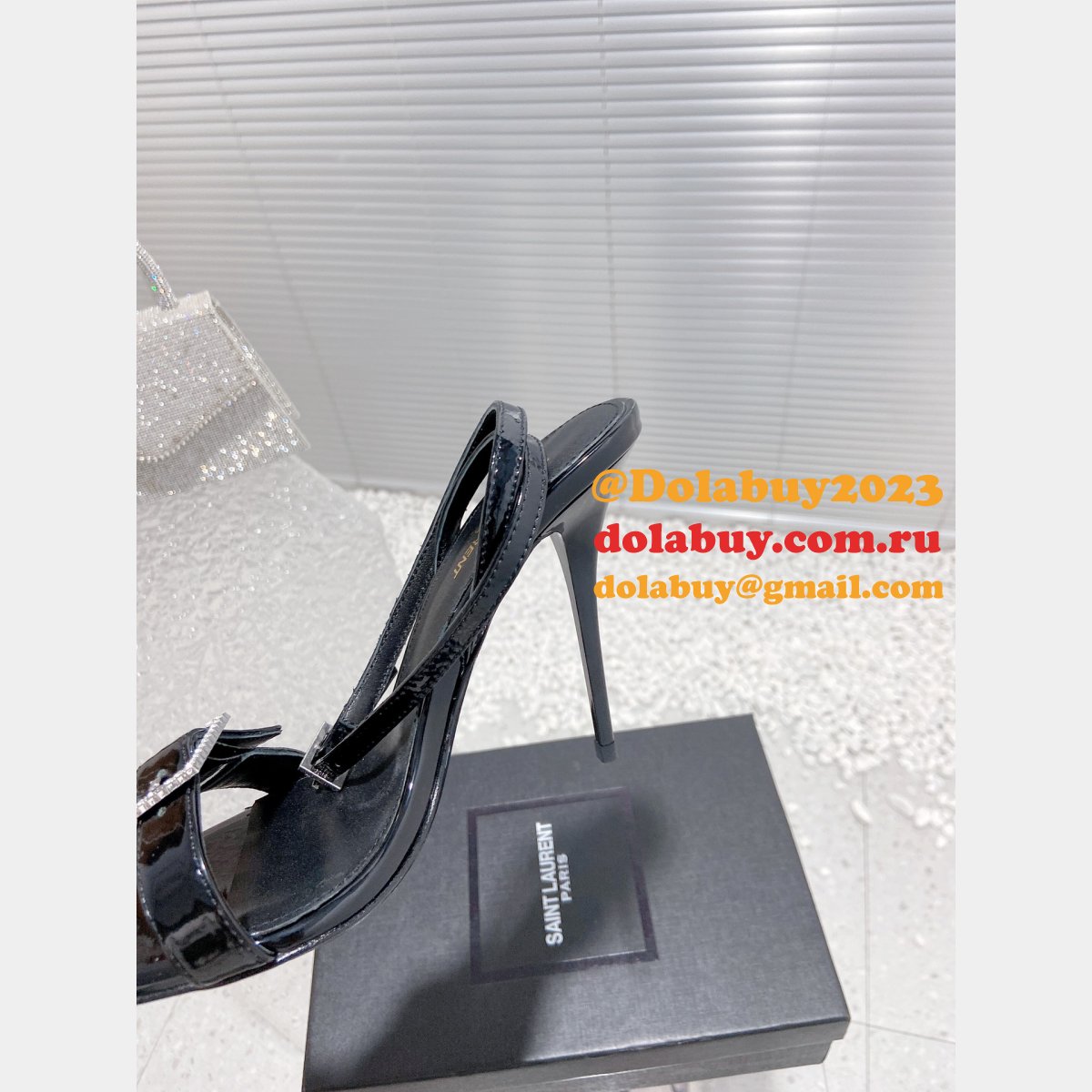 Replica YSL High Heel Sandals Wholesale AAA+ Shoes