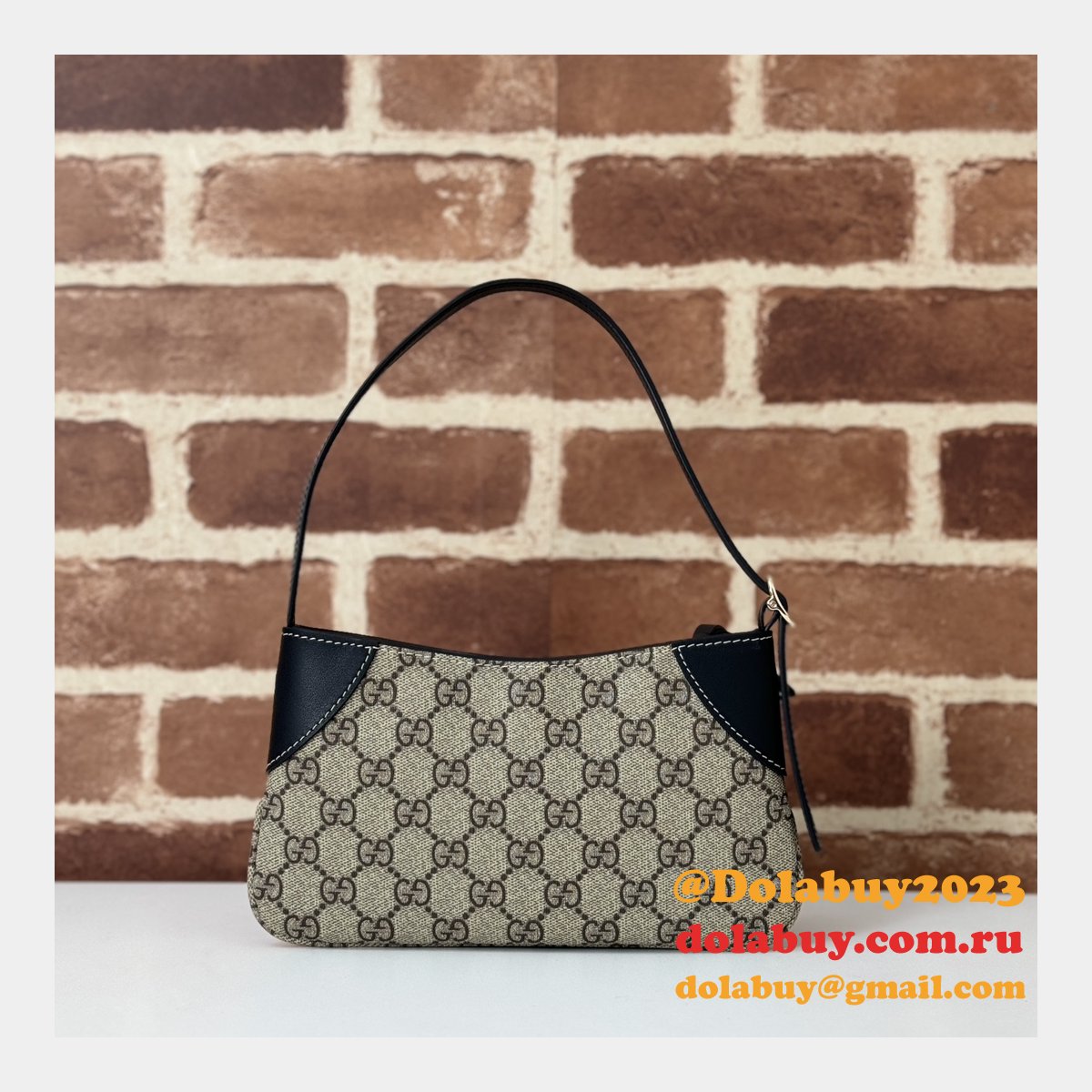 G*u*i 7 star gg emblem super mini shoulder 820696 designer bag