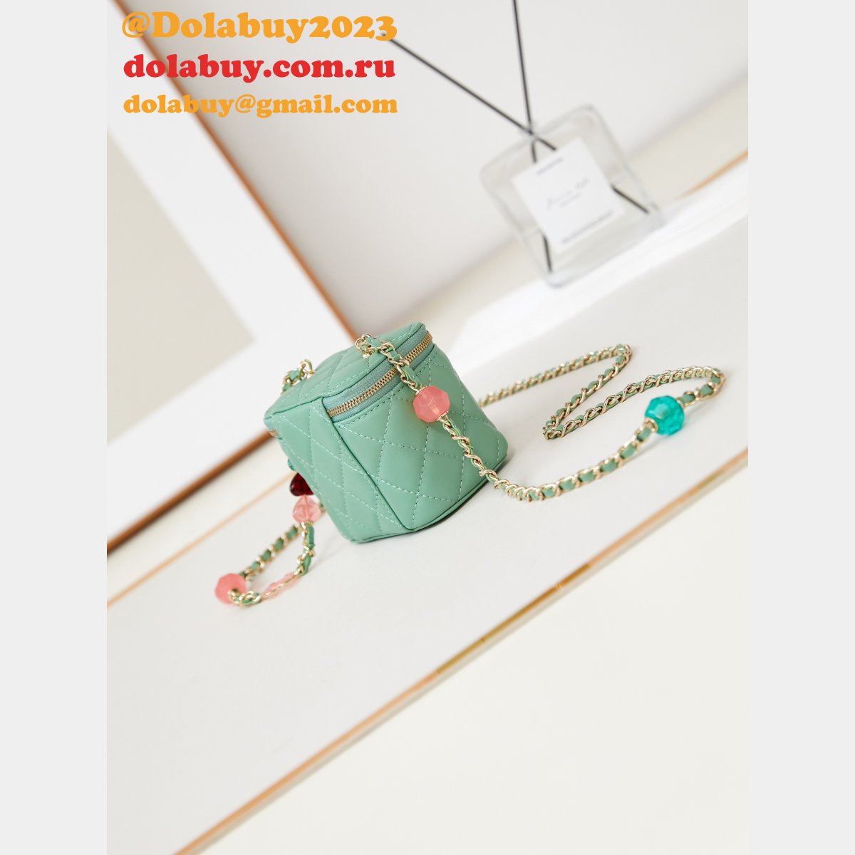 Replica Designer Enamel Love Makeup Lipstick Box AP3230 Bag