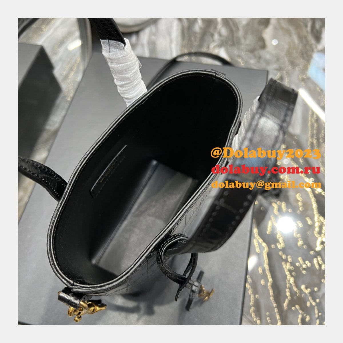 Saint Laurent Luxury Copy 712367 Mini Toy Shopping Tote Bag