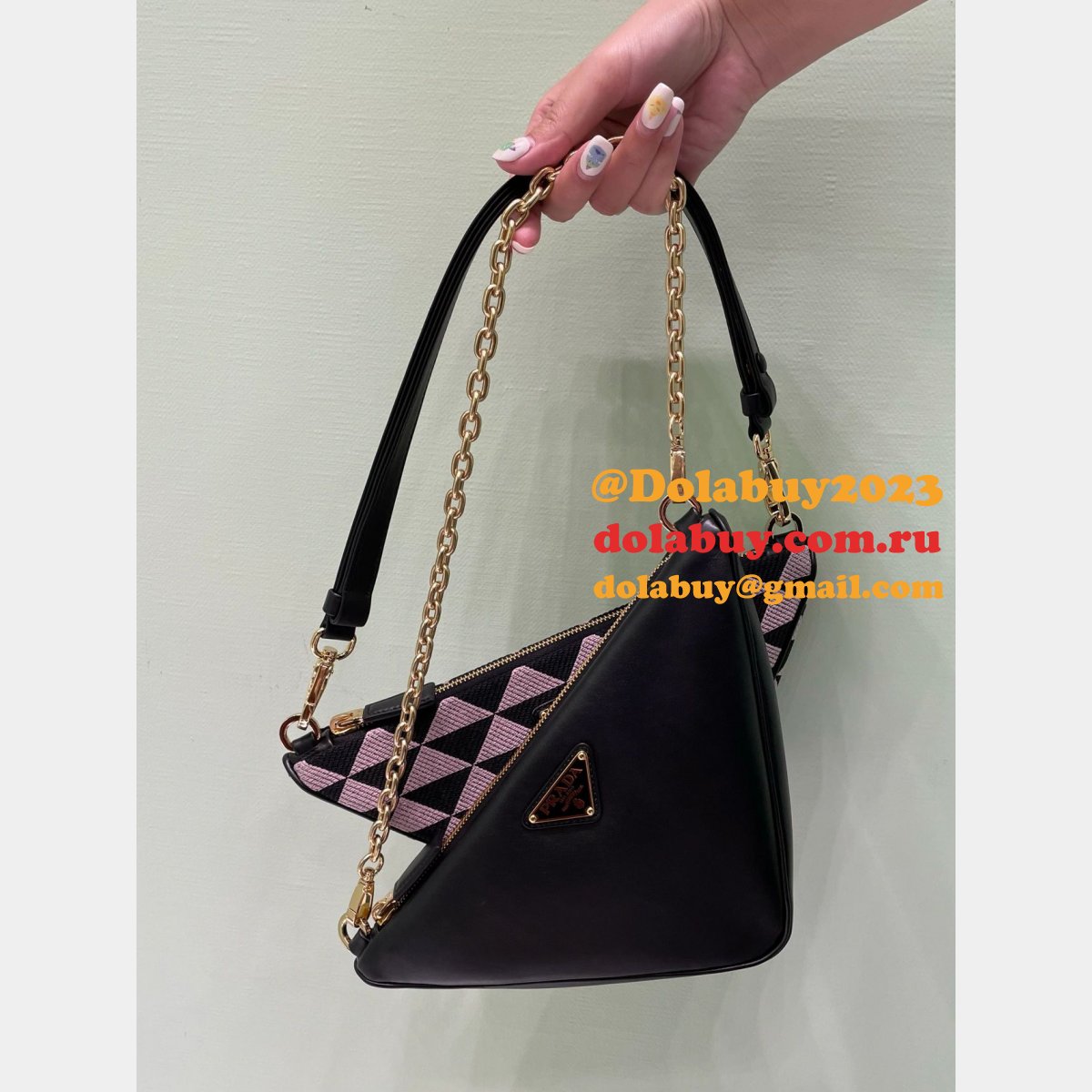 Replica Prada Triangle 1:1 Mirror Mario 1BC176 Bags