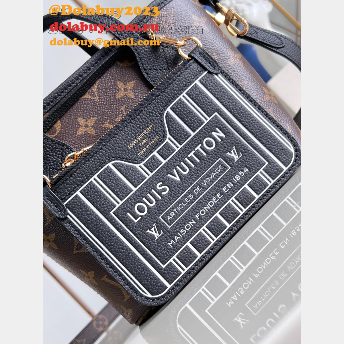 Louis Vuitton 1:1 Mirror Neverfull Bandoulière Inside M12099 Bag