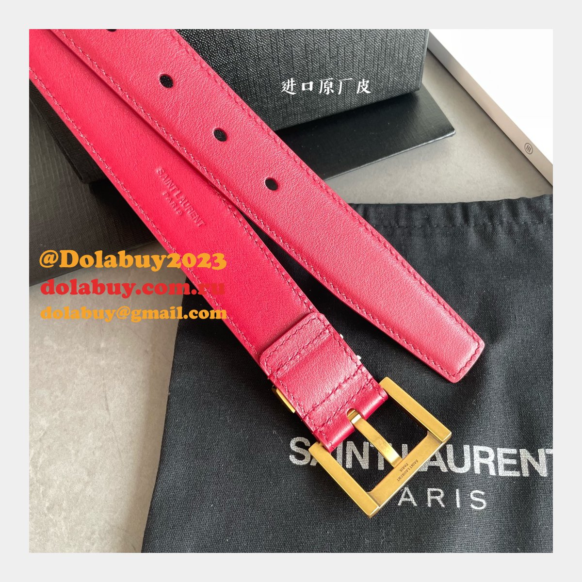 7 Star Best SAINT LAURENT REPLICAS BELT FOR SALE 20MM/30MM