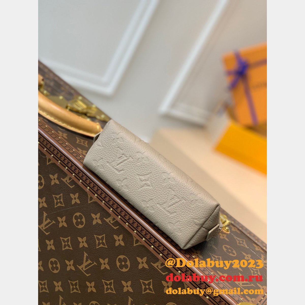 Louis Vuitton Fake M47515 Designer Makeup Bag Cosmetic Pouch