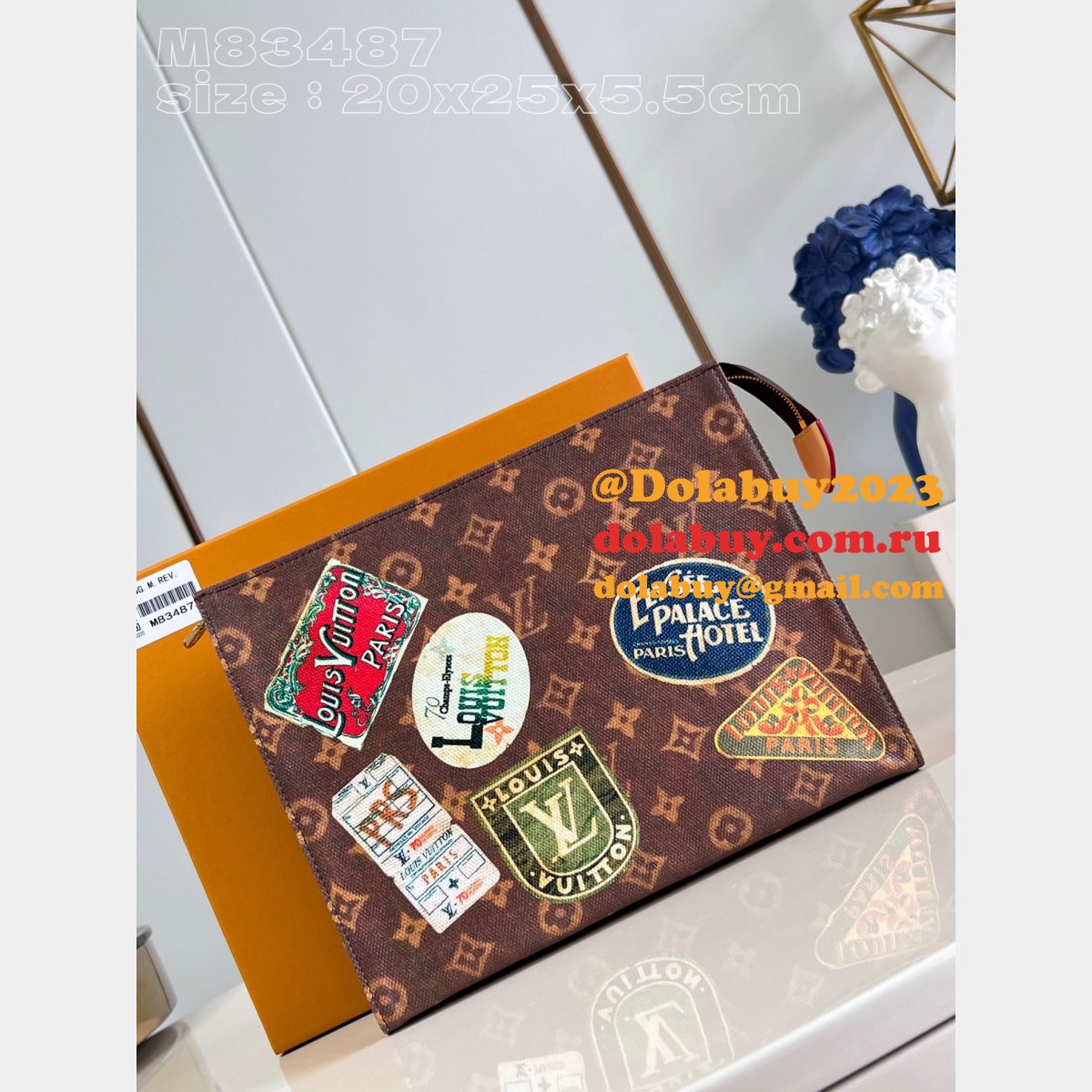 Toilet Cosmetic zippy Wallet Passport Cover Lisa Wall Pouch LV Bag